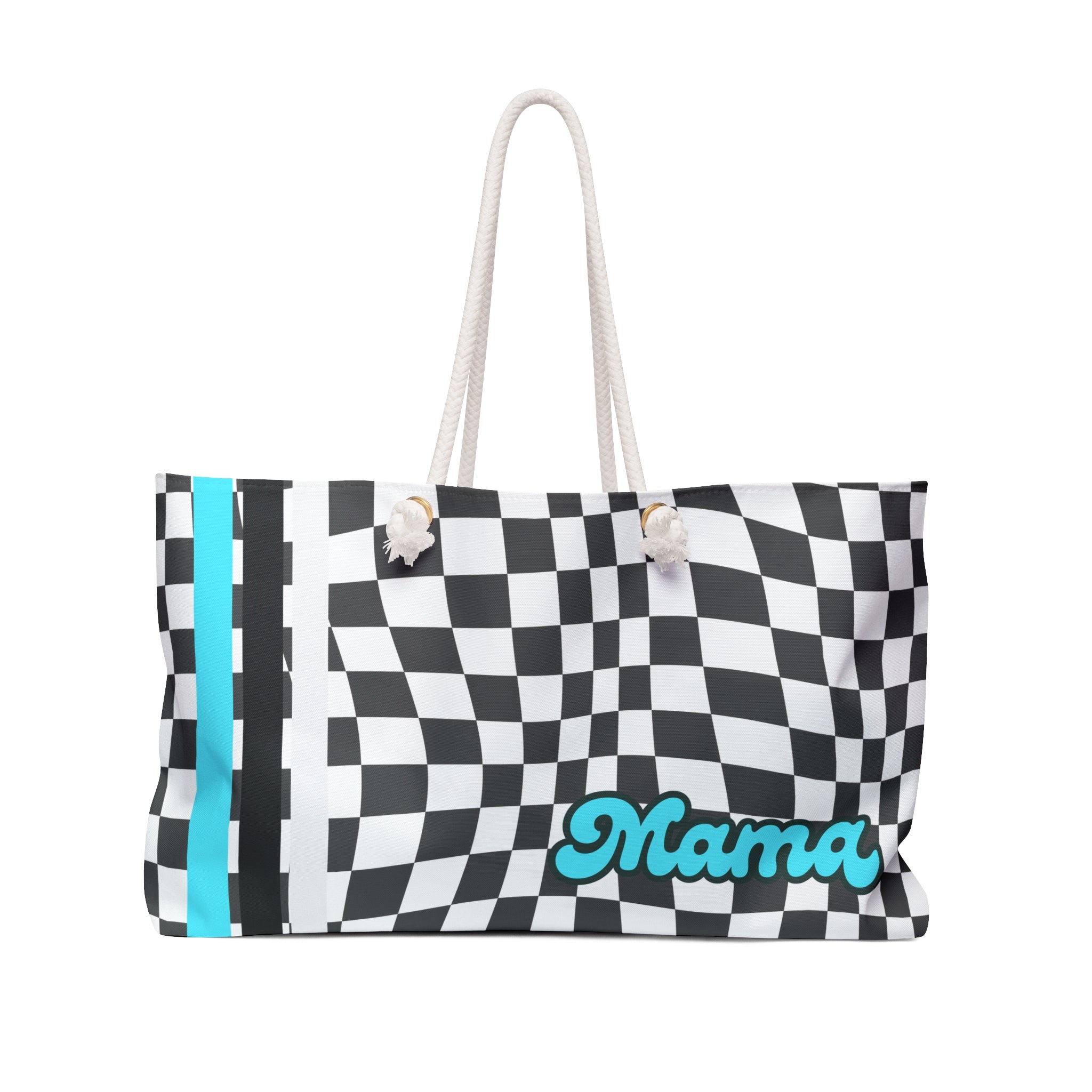 Mama Blue Stripe Weekender Bag