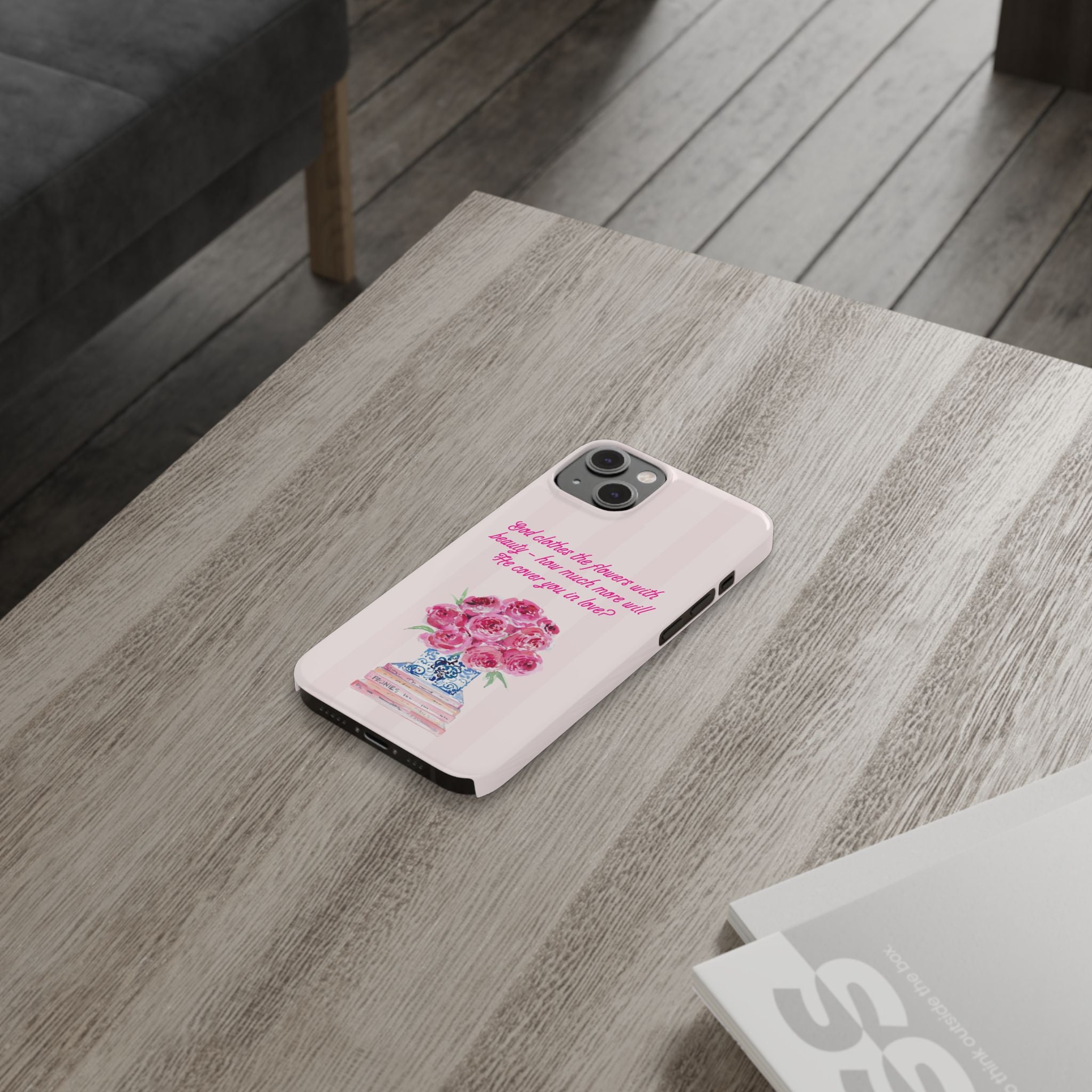 God Clothes The Flowers In Beauty Calling iPhone Case