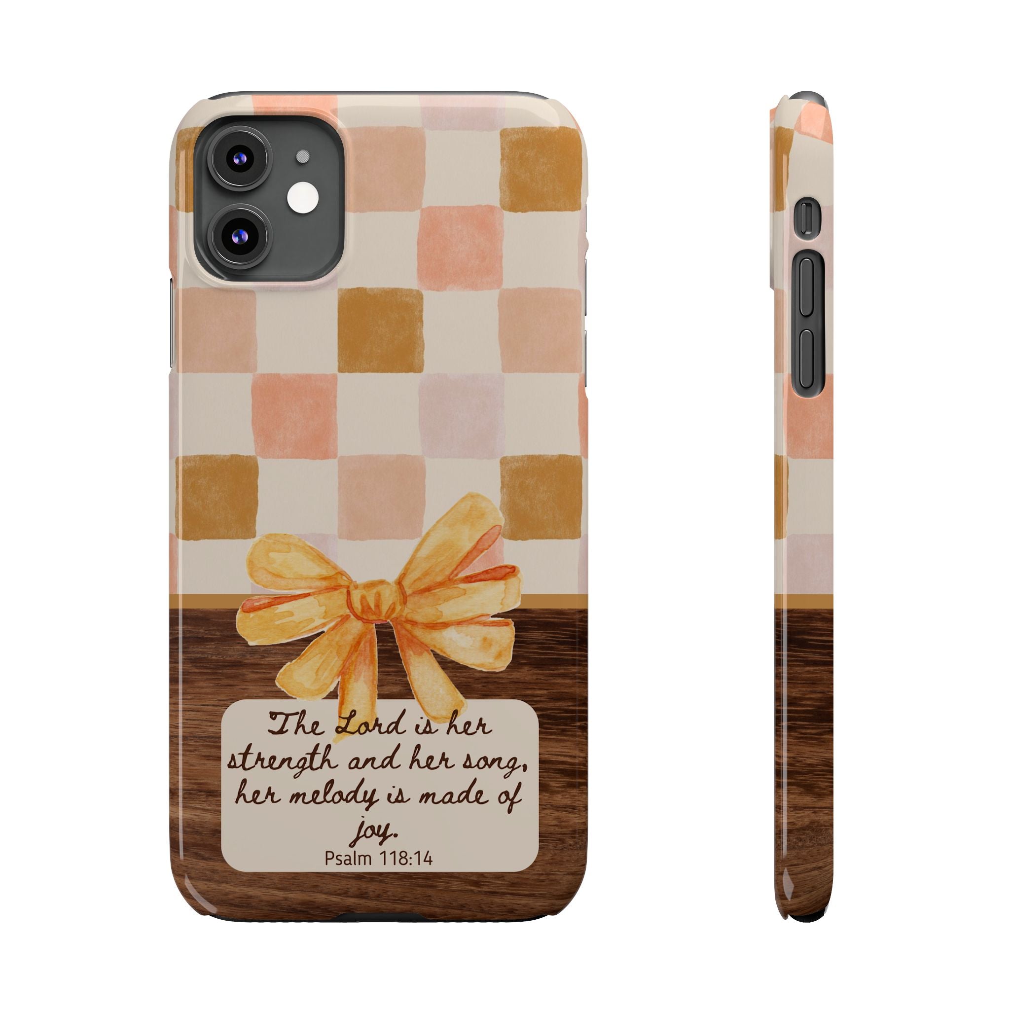 The Lord Is Her Strength iPhone Case