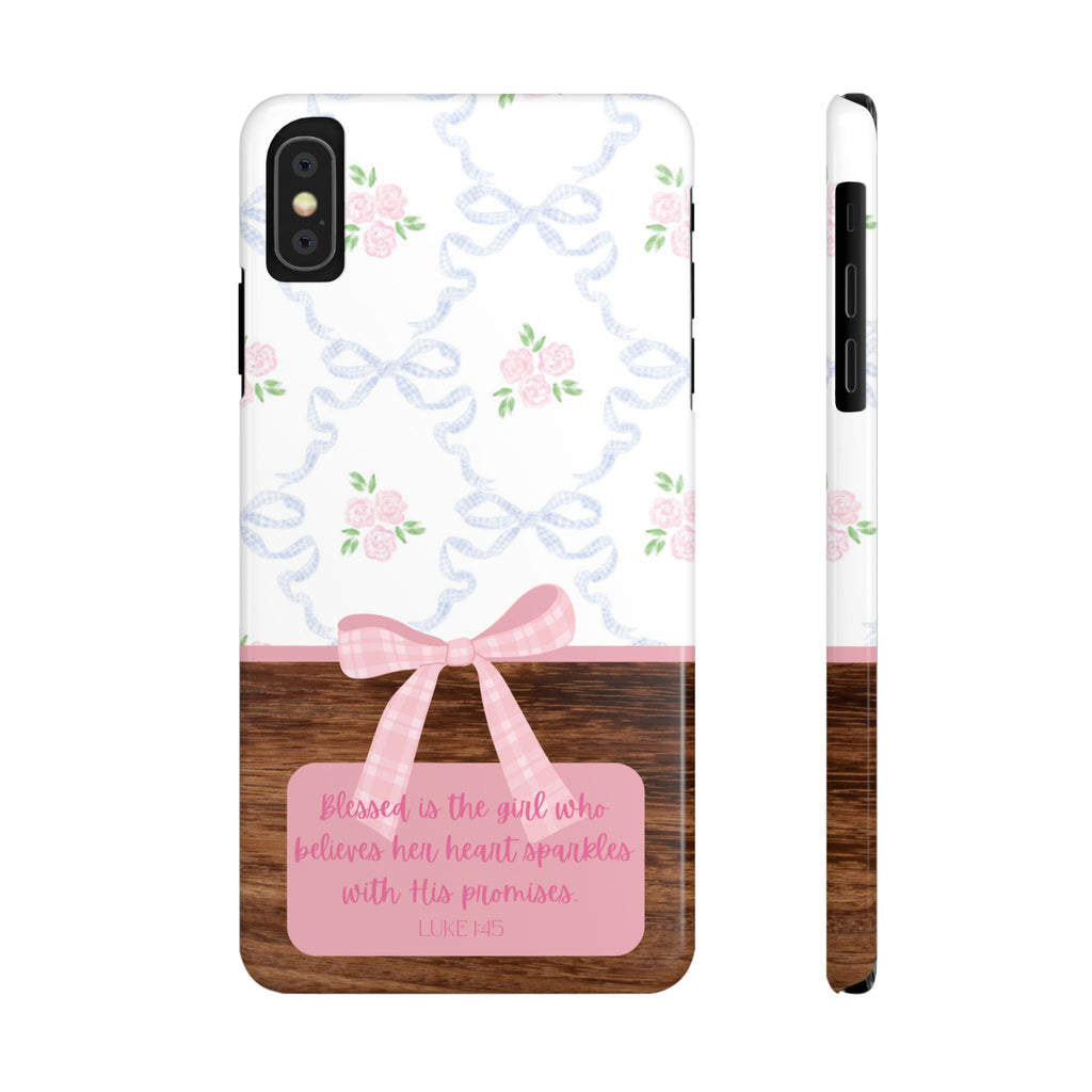 Blessed Is The Girl iPhone Case