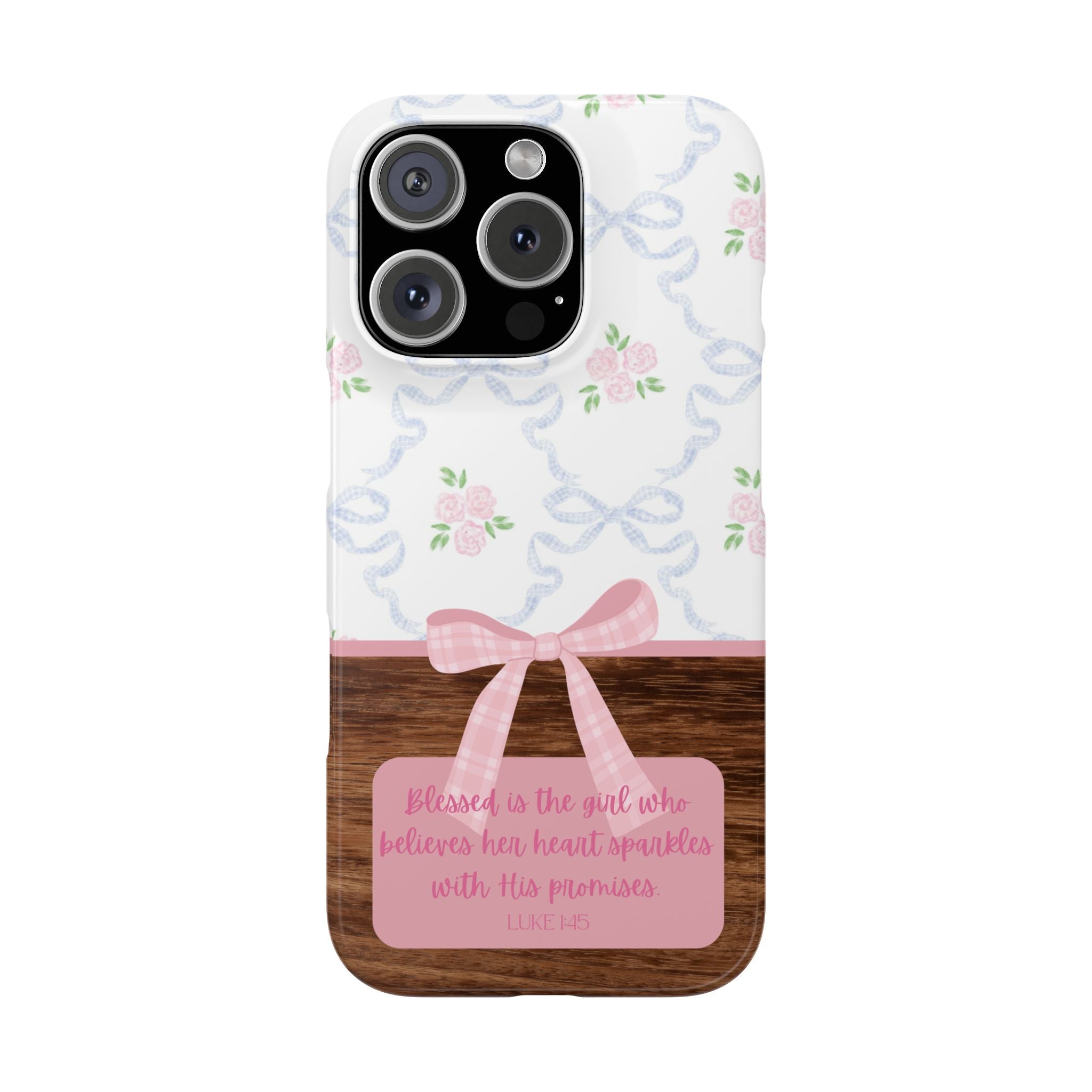 Blessed Is The Girl iPhone Case