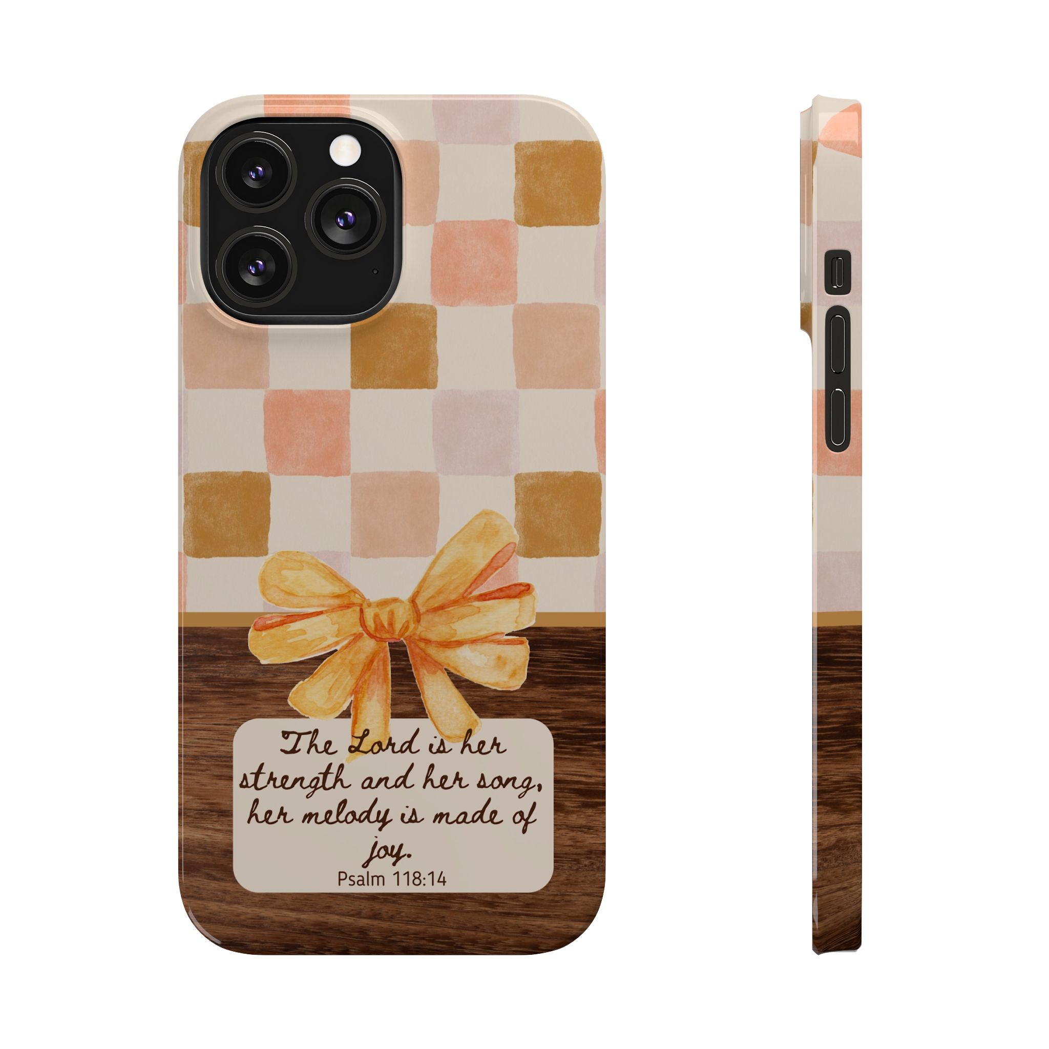 The Lord Is Her Strength iPhone Case