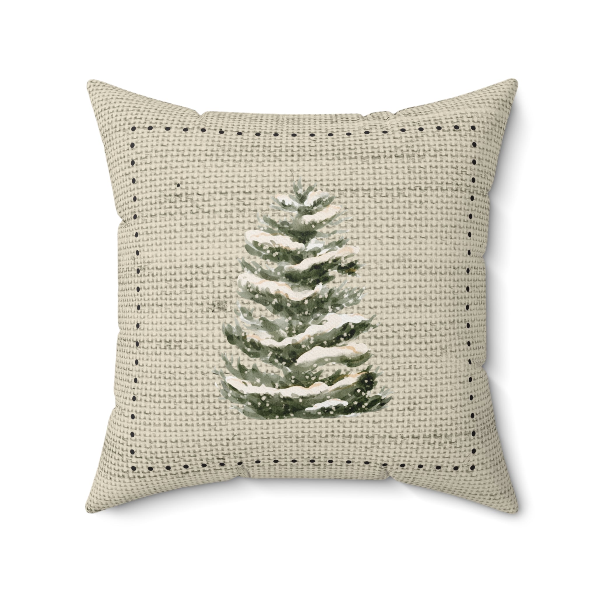 Snowy Spruce Pillow