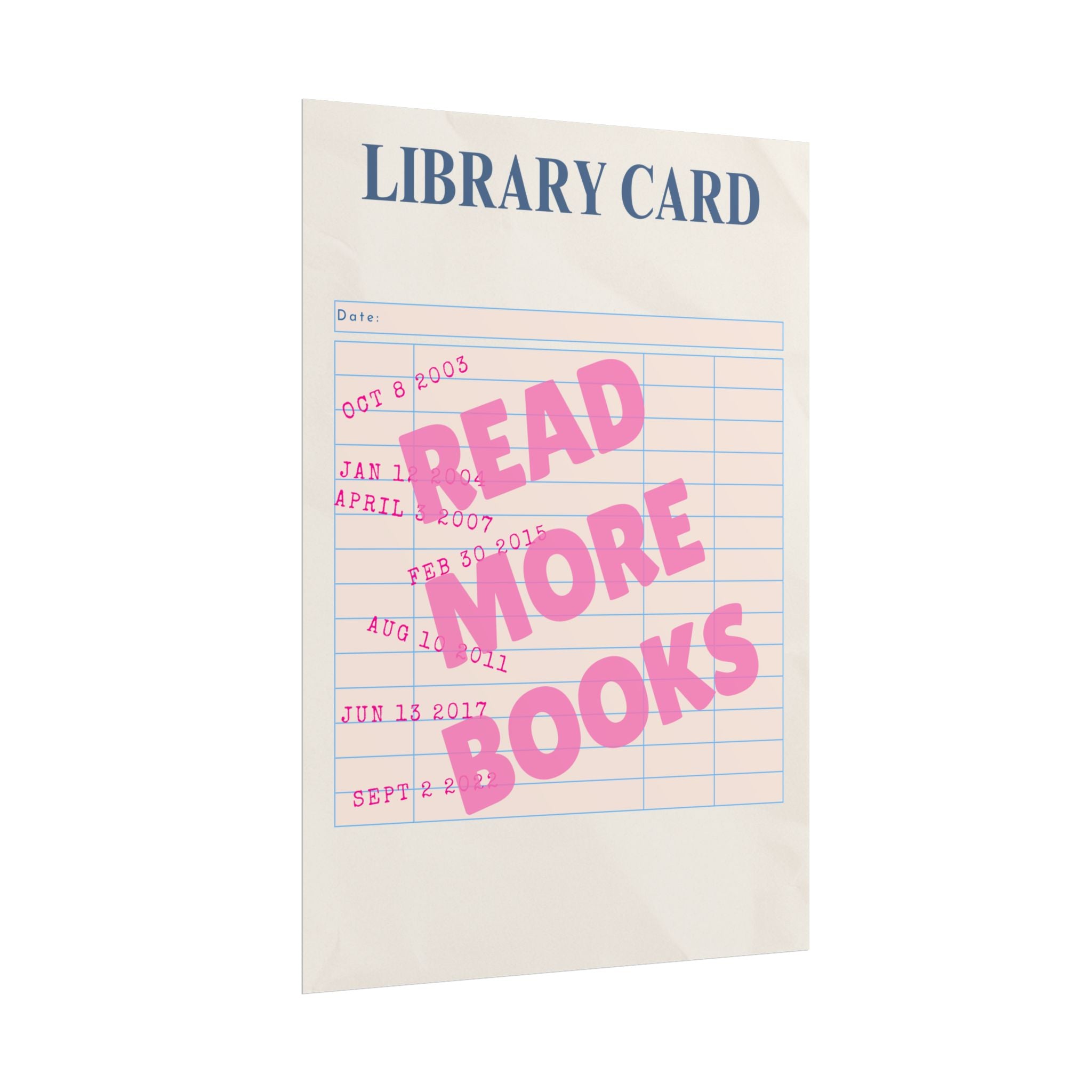 Read More Books Unframed Poster