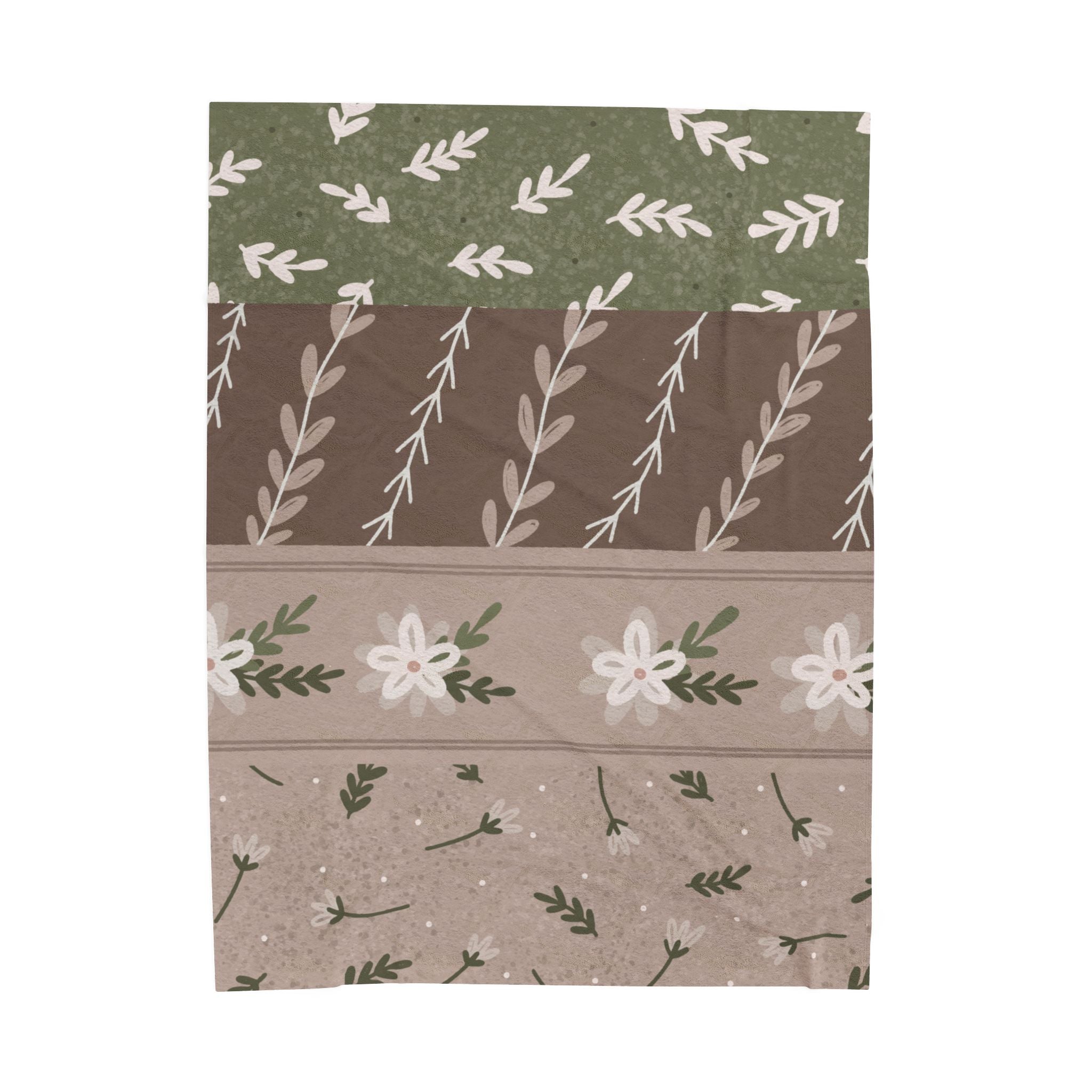 Striped Patchwork Oversized Throw Blanket By Little Grace co.