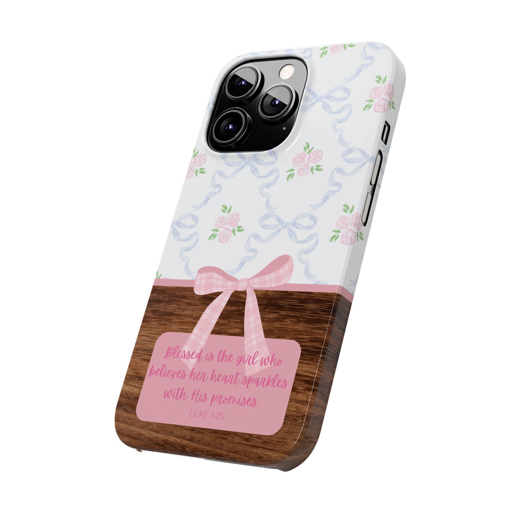 Blessed Is The Girl iPhone Case
