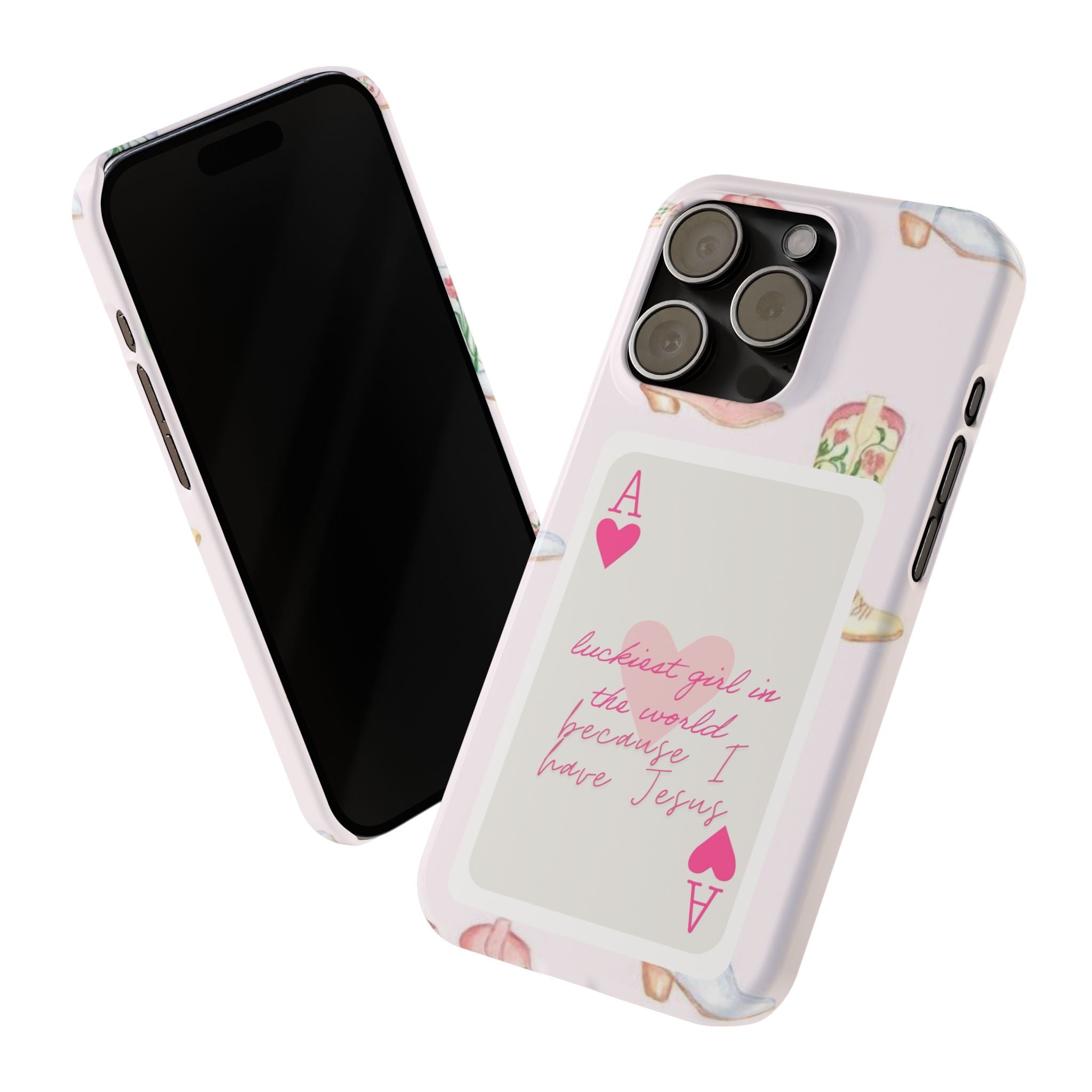 Luckiest Girl In The World iPhone Case