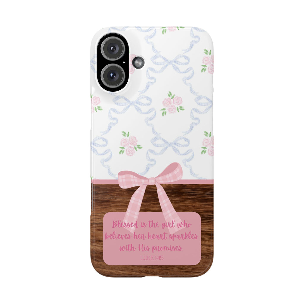 Blessed Is The Girl iPhone Case
