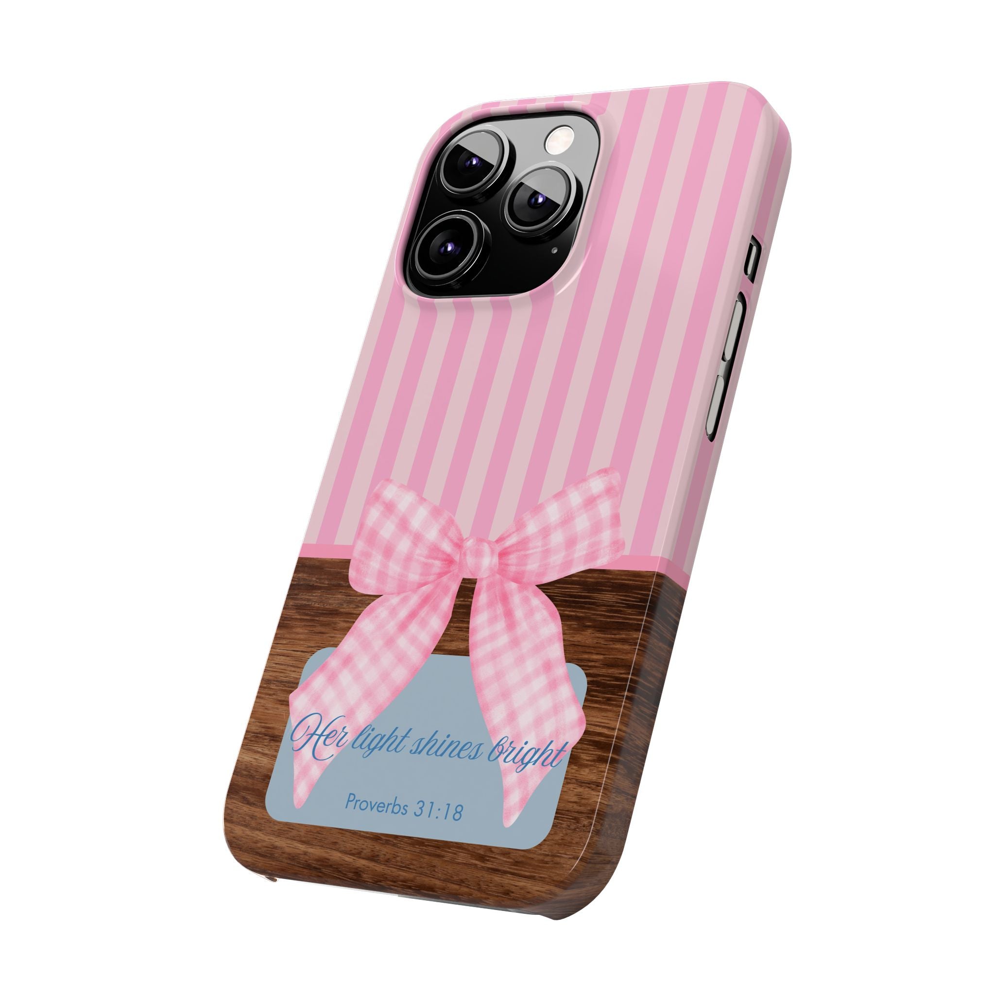 Her Light Shines Bright iPhone Case