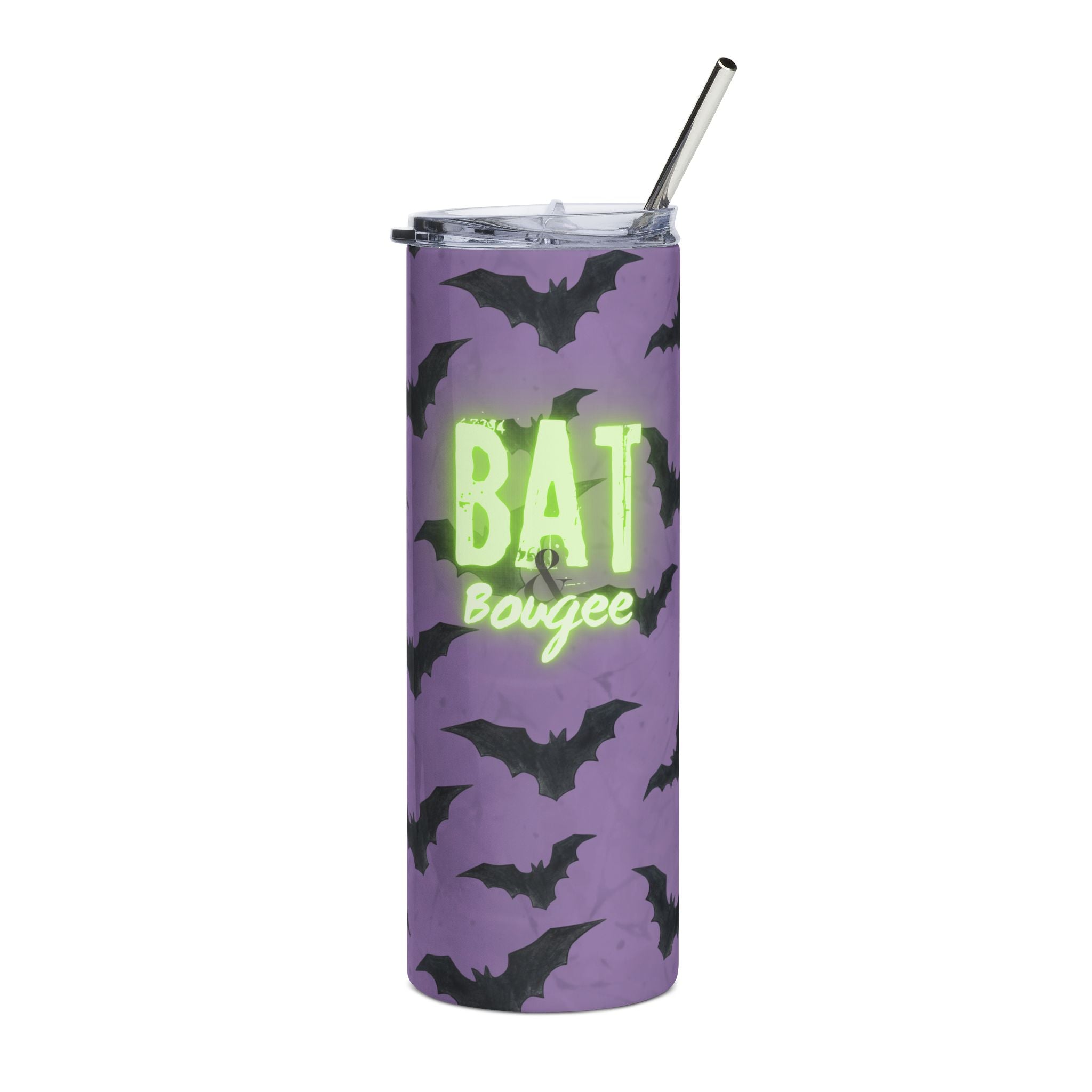 Purple Bat & Bougee 20oz Tumbler