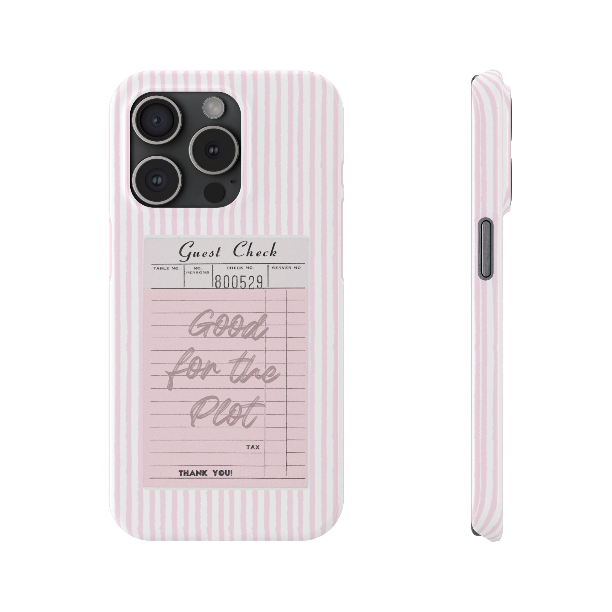 Good For The Plot iPhone Case