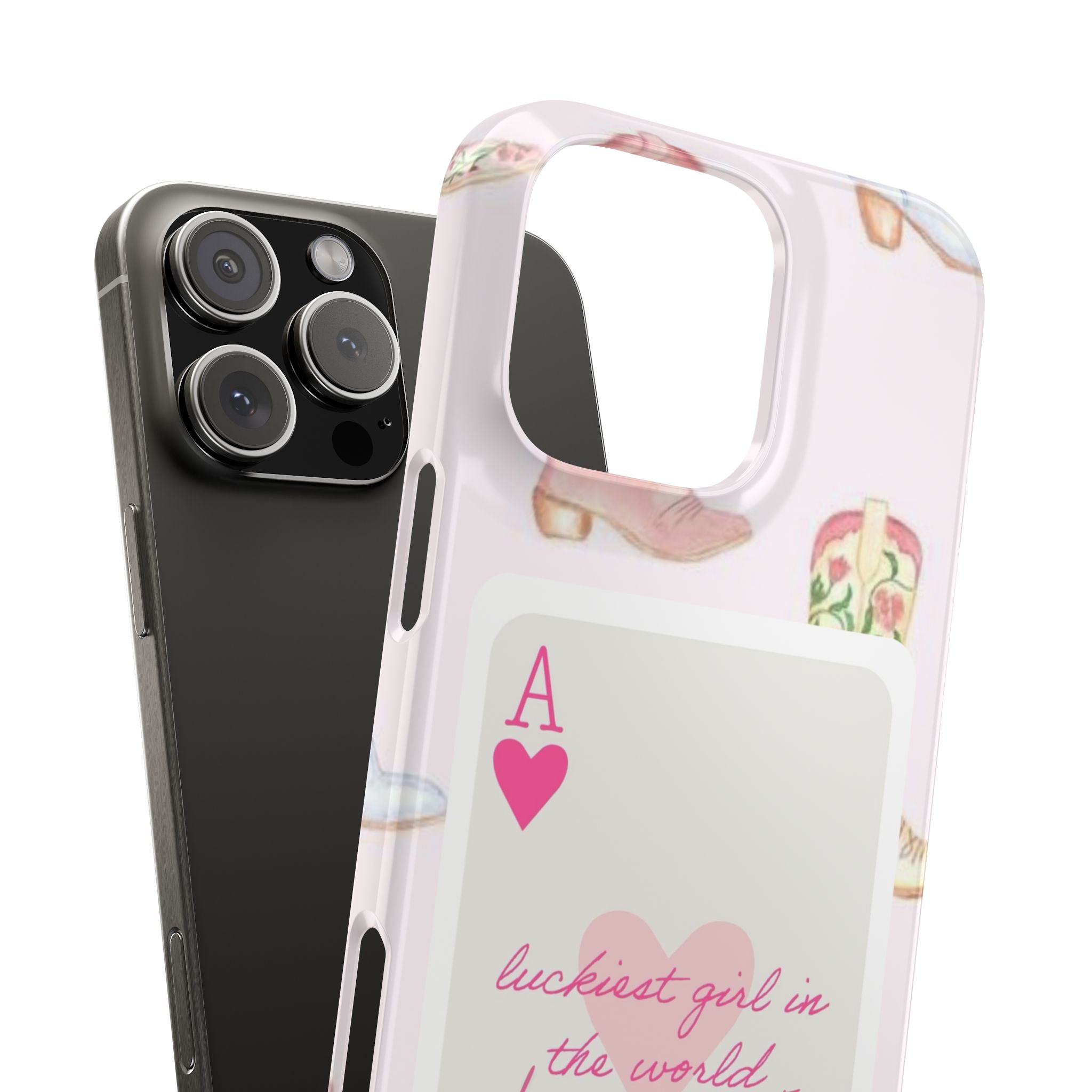 Luckiest Girl In The World iPhone Case