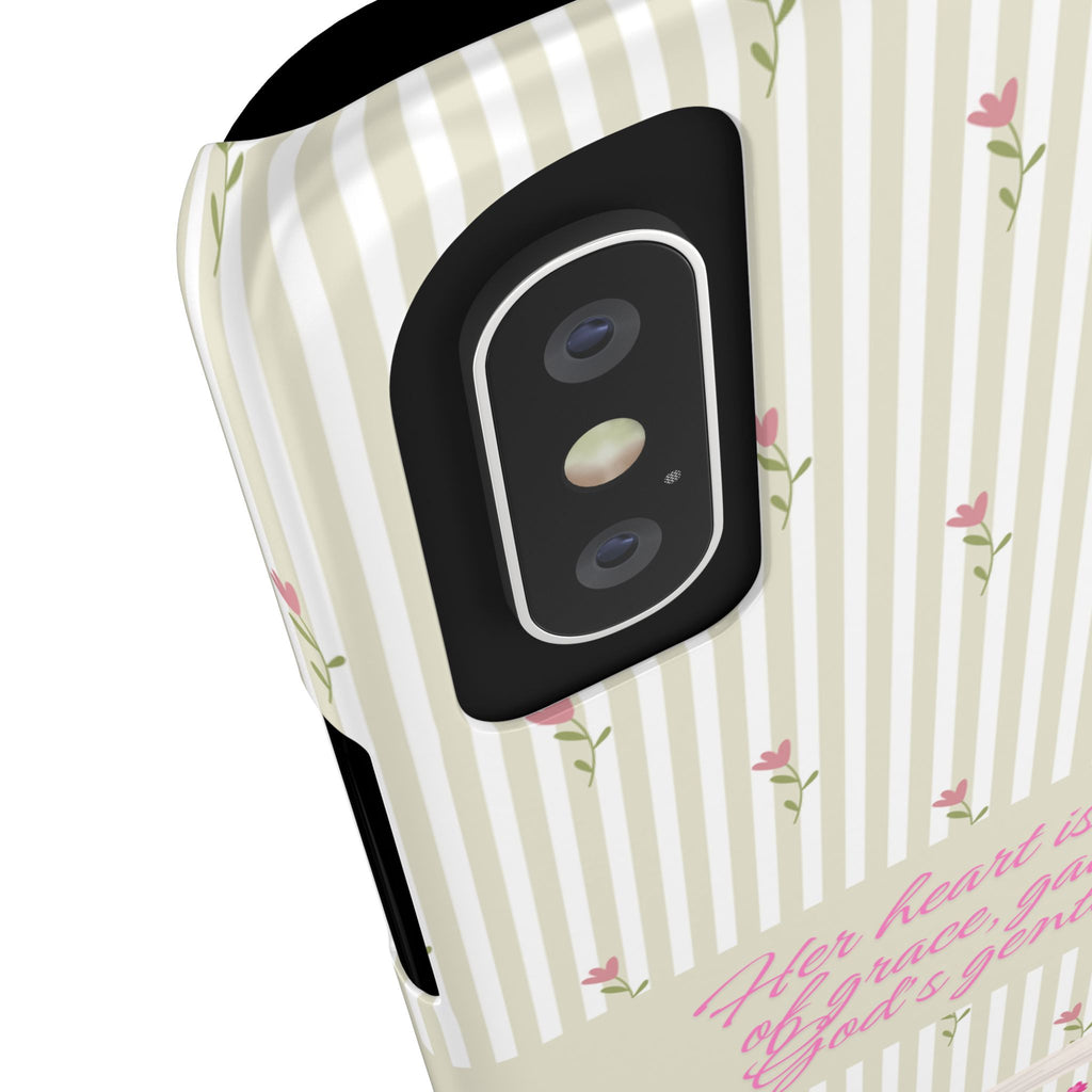 Her Heart Is A Bouquet Of Grace iPhone Case
