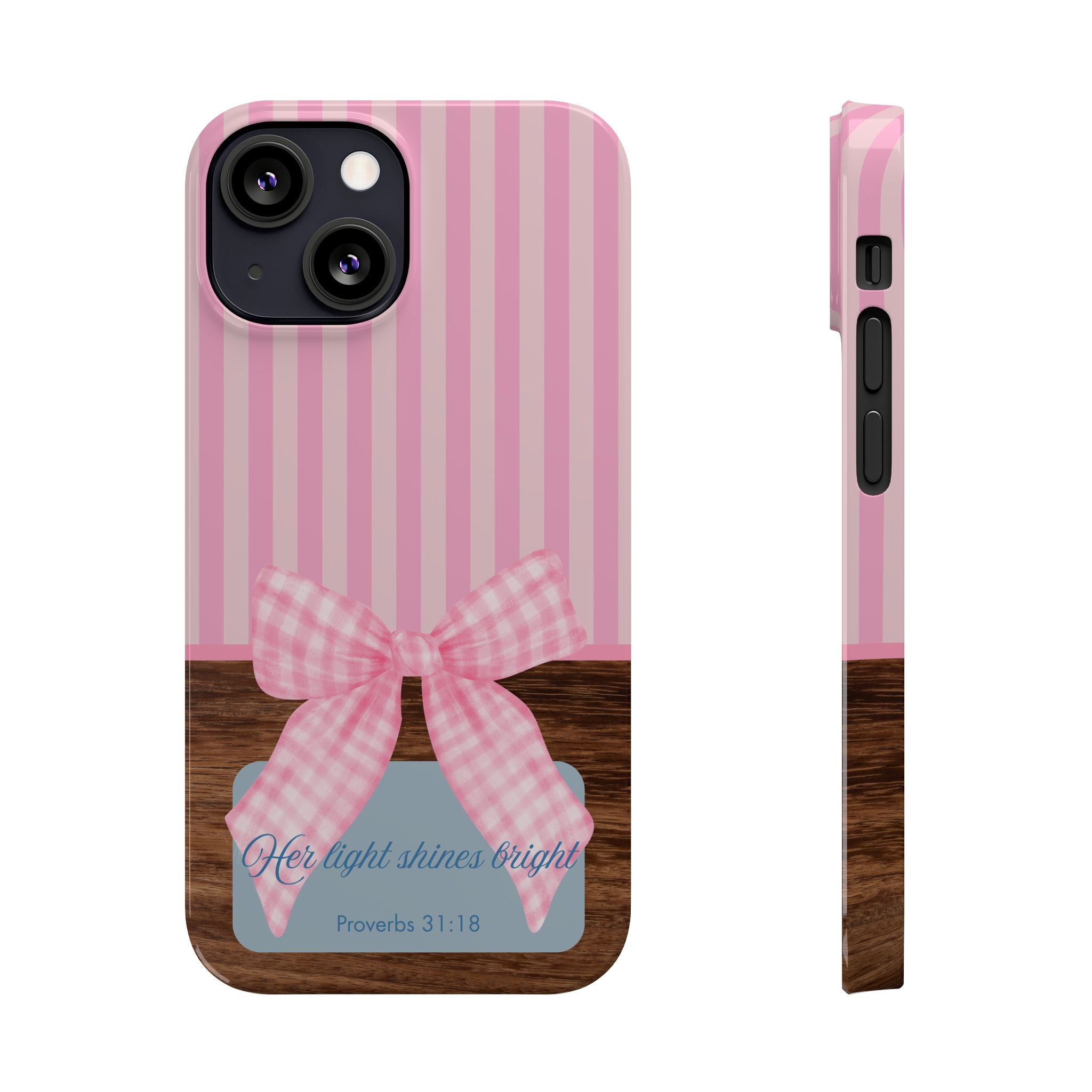 Her Light Shines Bright iPhone Case