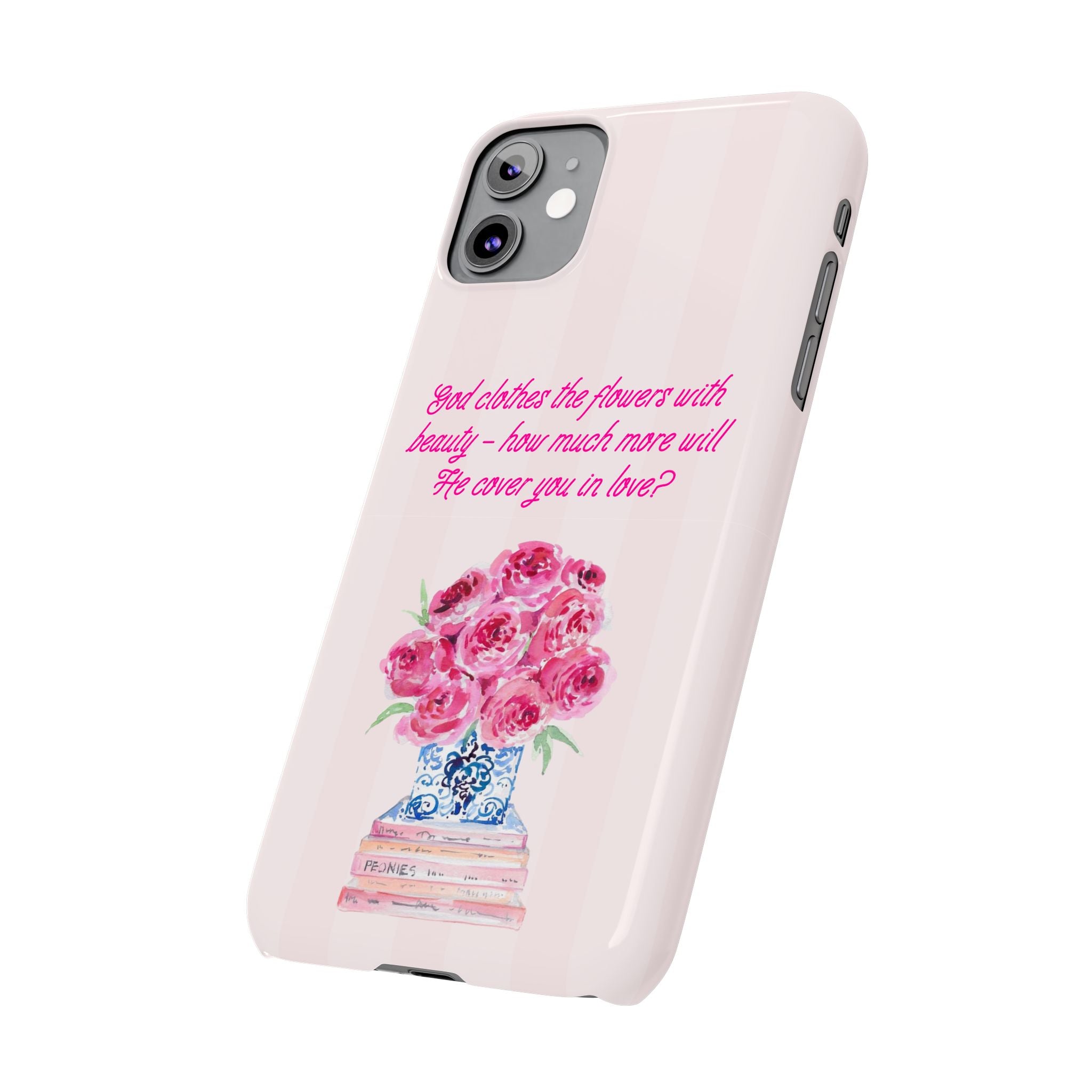 God Clothes The Flowers In Beauty Calling iPhone Case