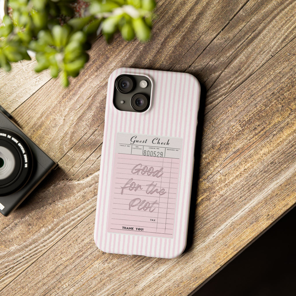 Good For The Plot iPhone Case