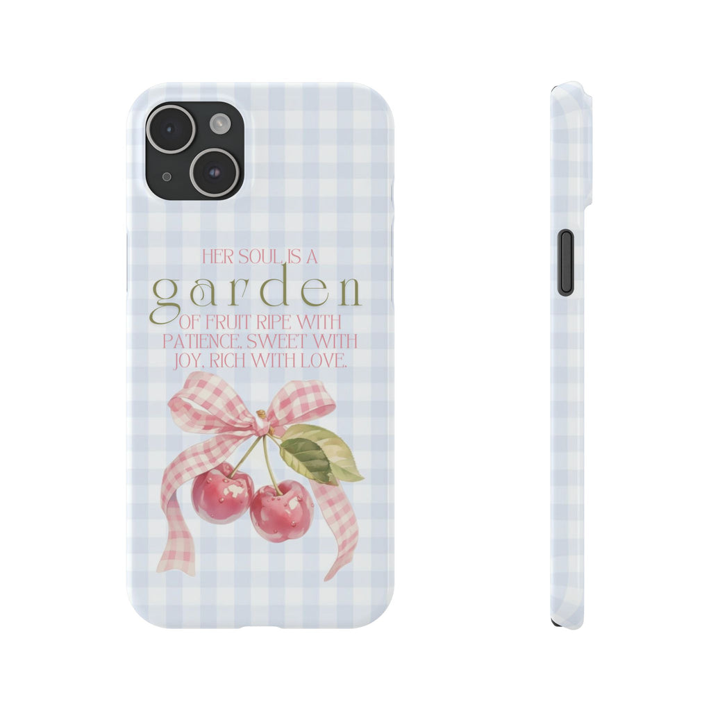 Her Soul Is A Garden iPhone Case