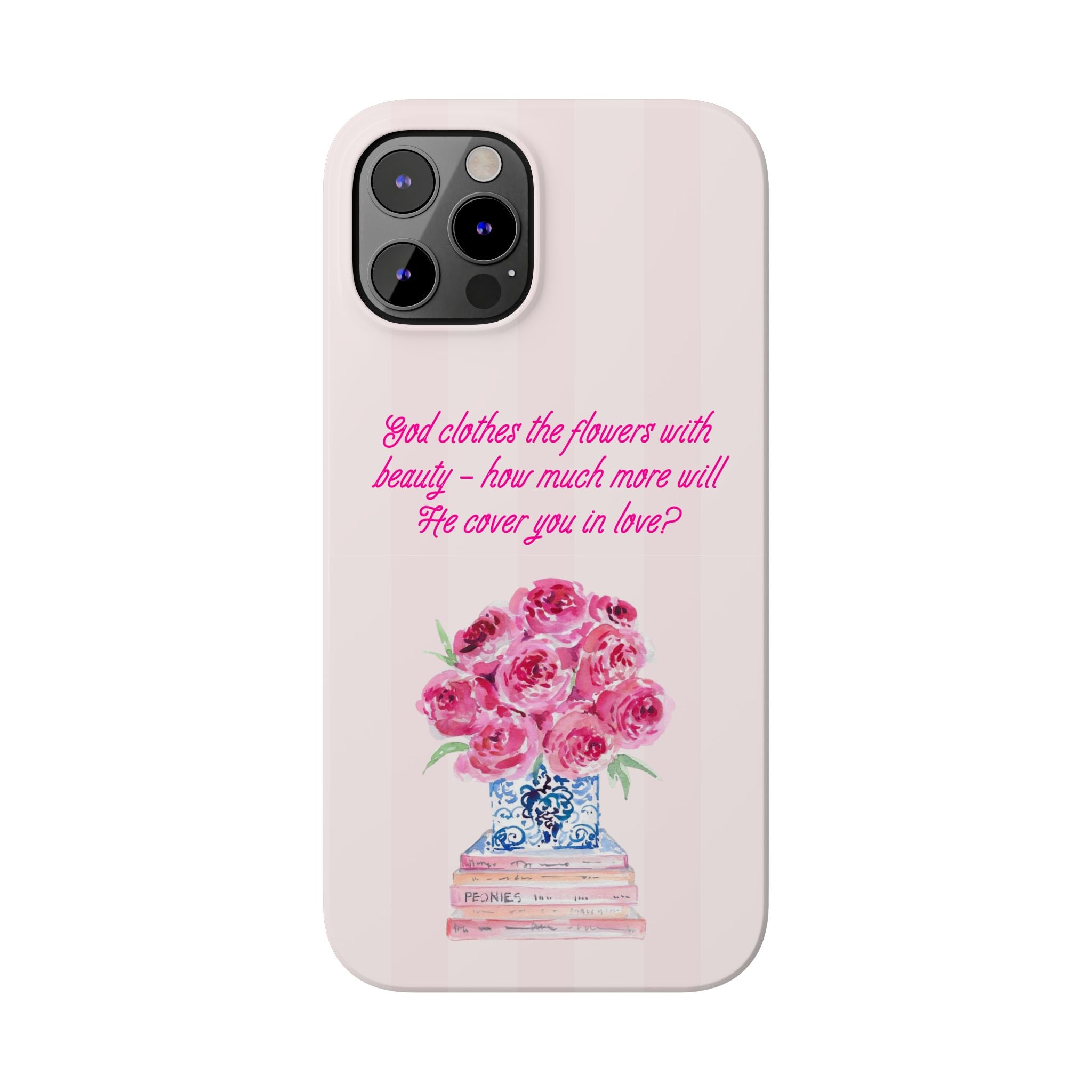 God Clothes The Flowers In Beauty Calling iPhone Case