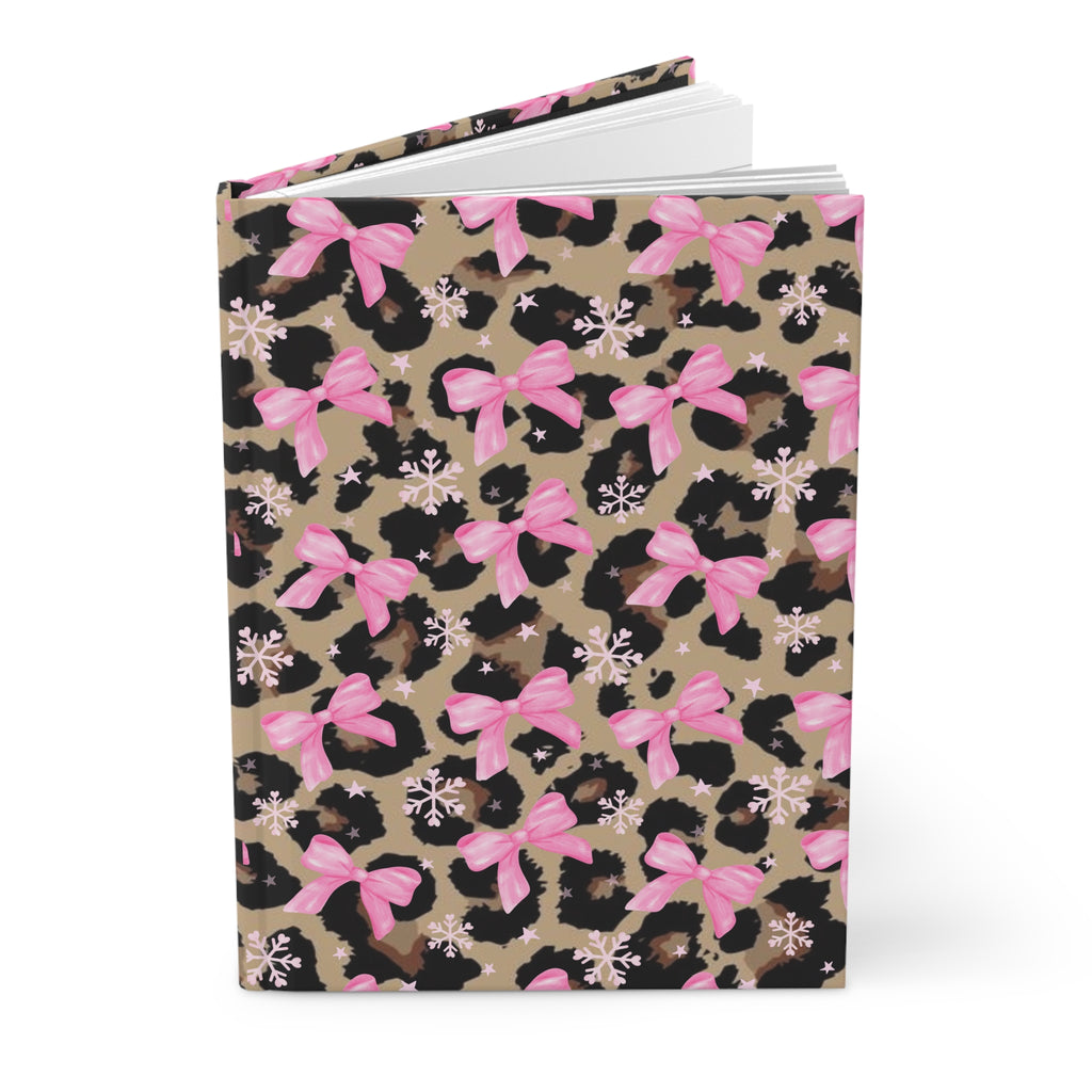 Pink Bow Snowflake Journal