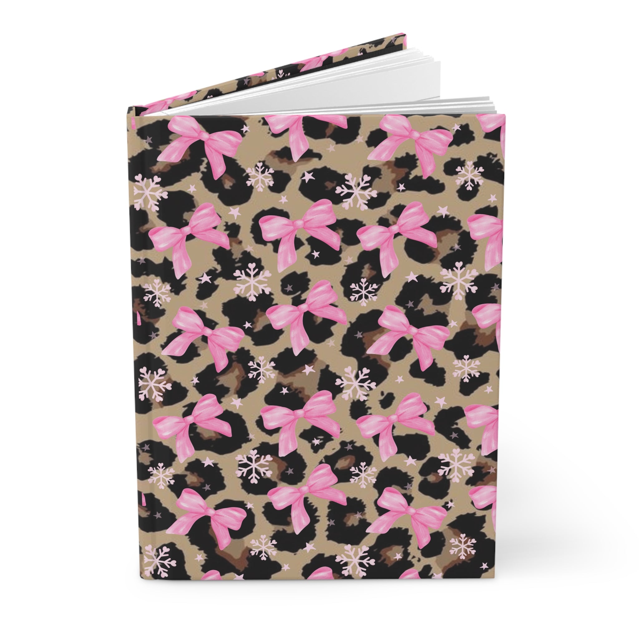 Pink Bow Snowflake Journal