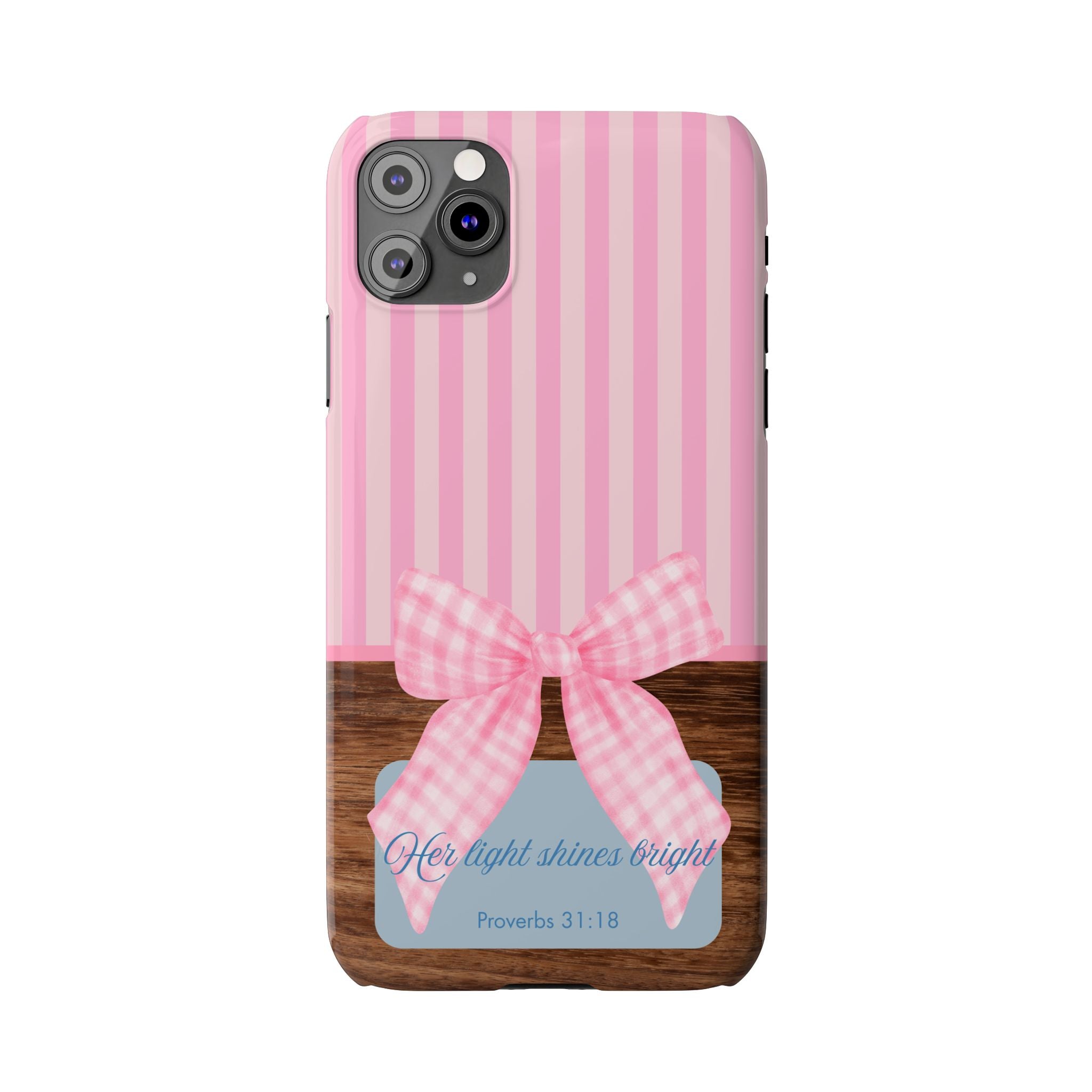 Her Light Shines Bright iPhone Case