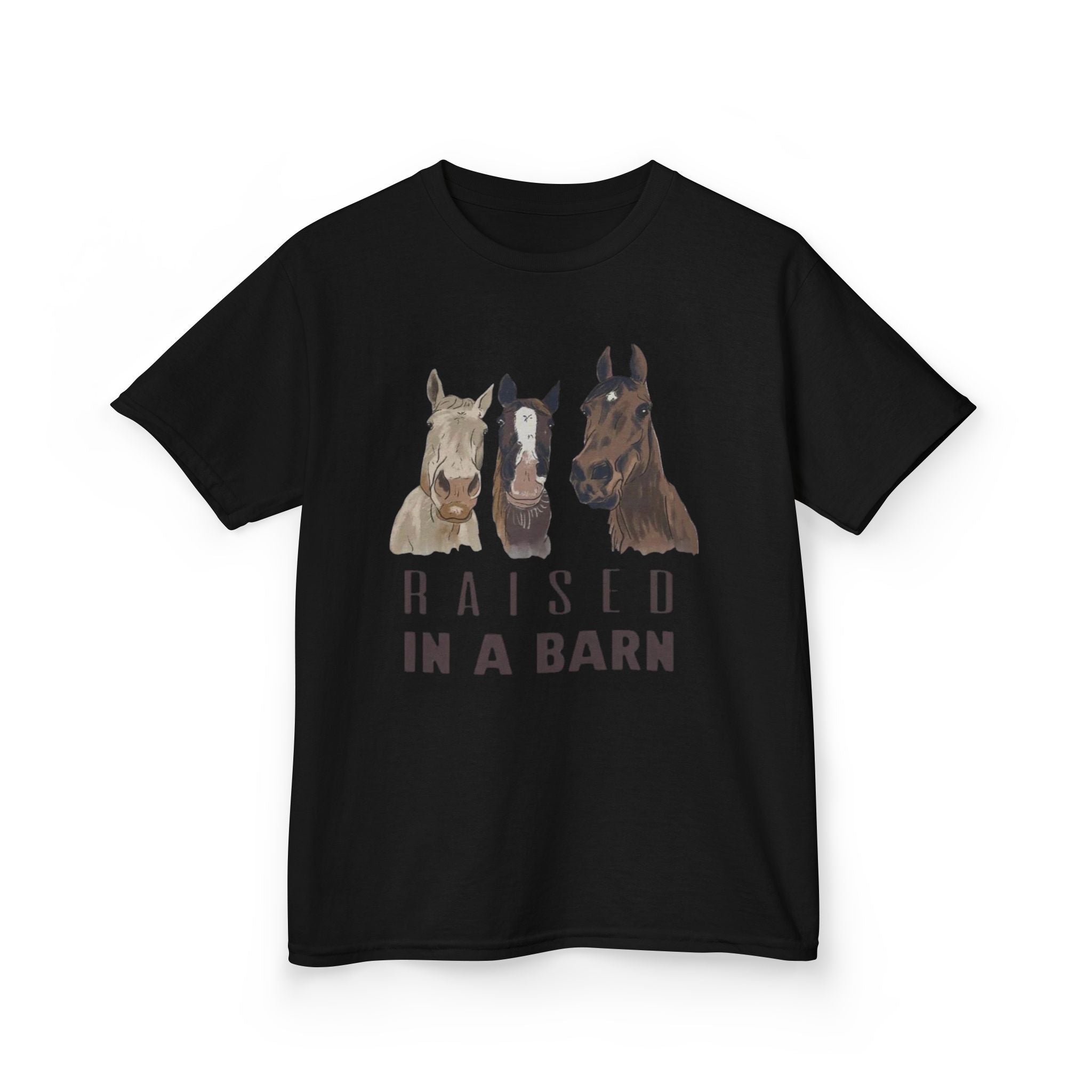 Raised In A Barn Kids Tee