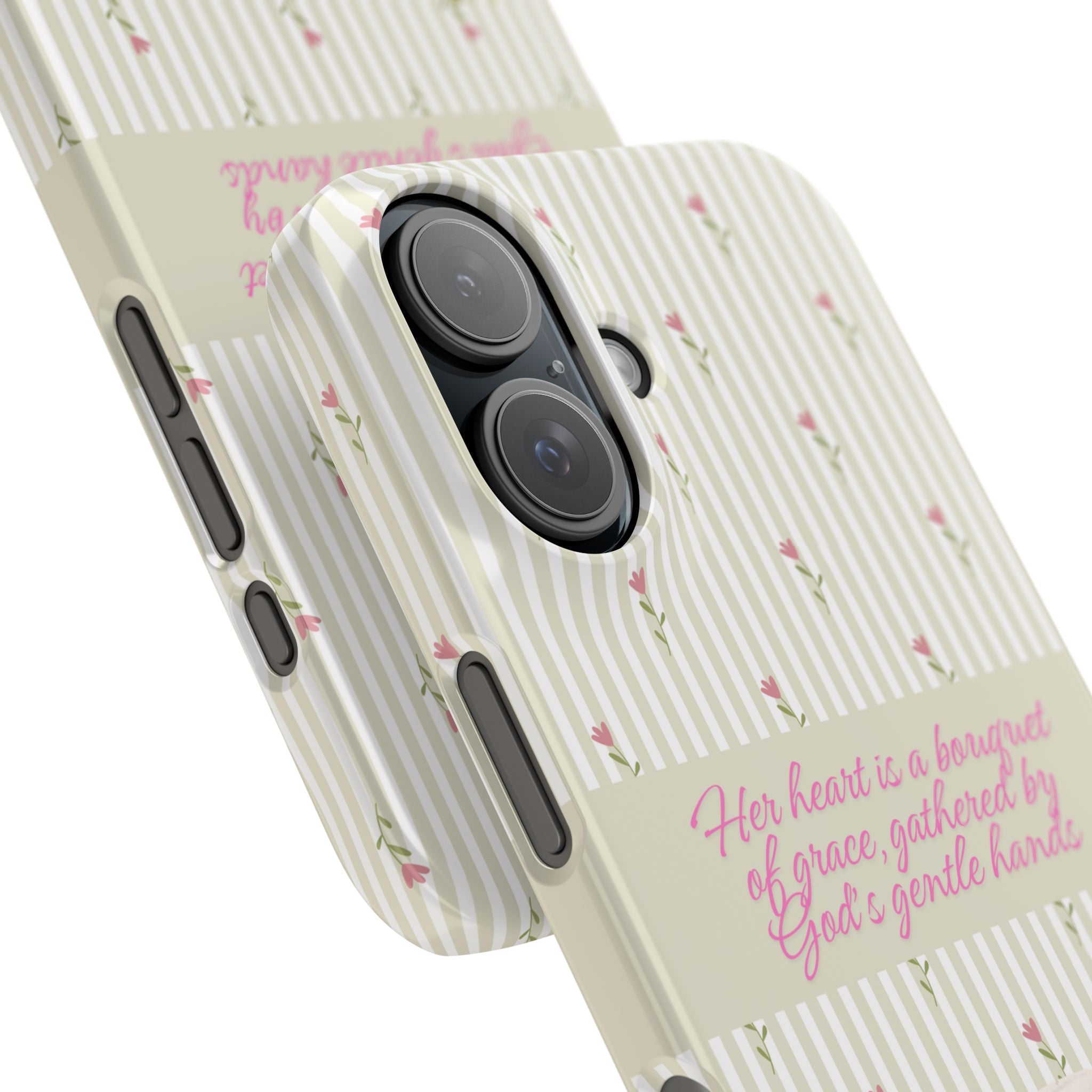 Her Heart Is A Bouquet Of Grace iPhone Case