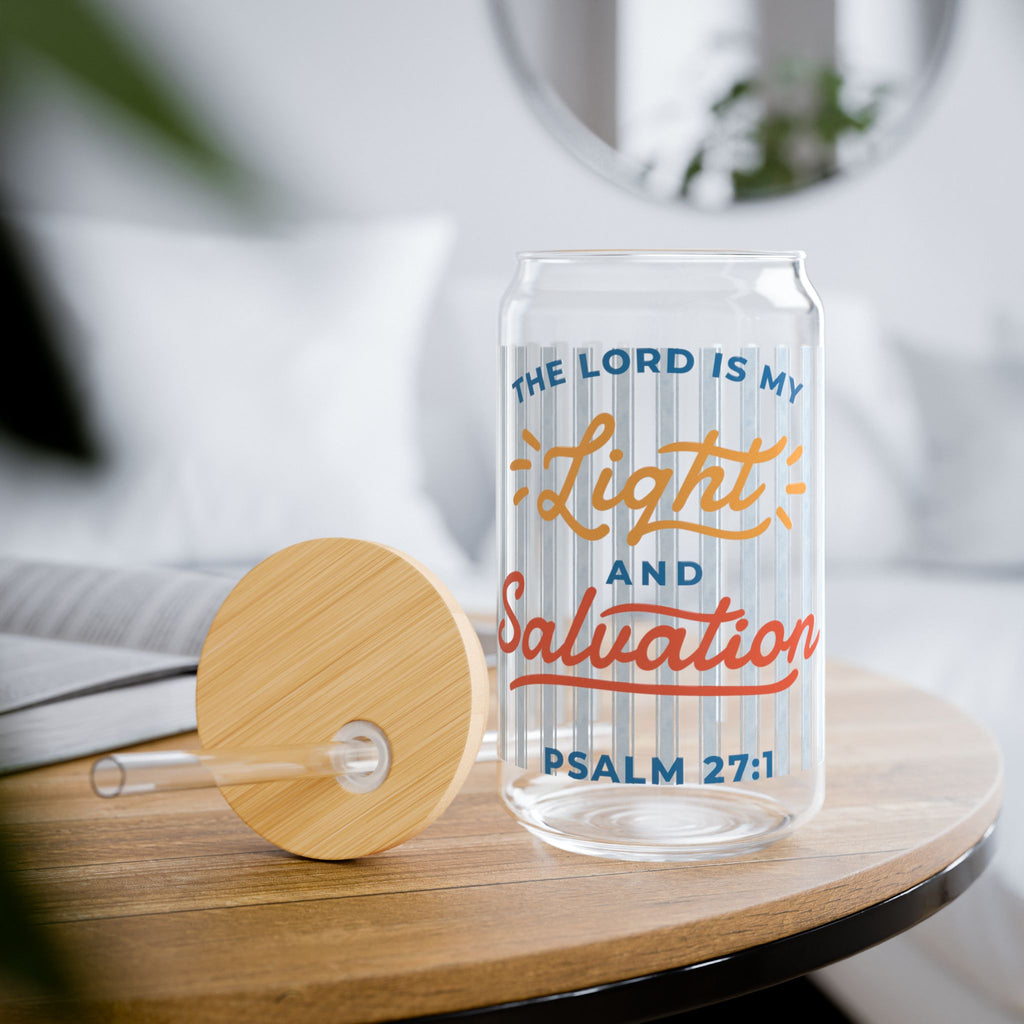 The Lord is my Light and Salvation Glass