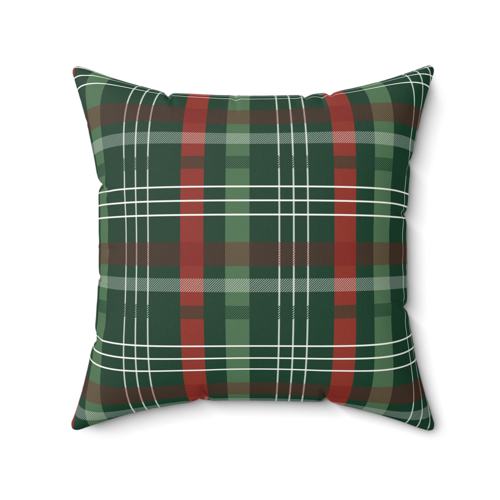 Red & Green Plaid Pillow