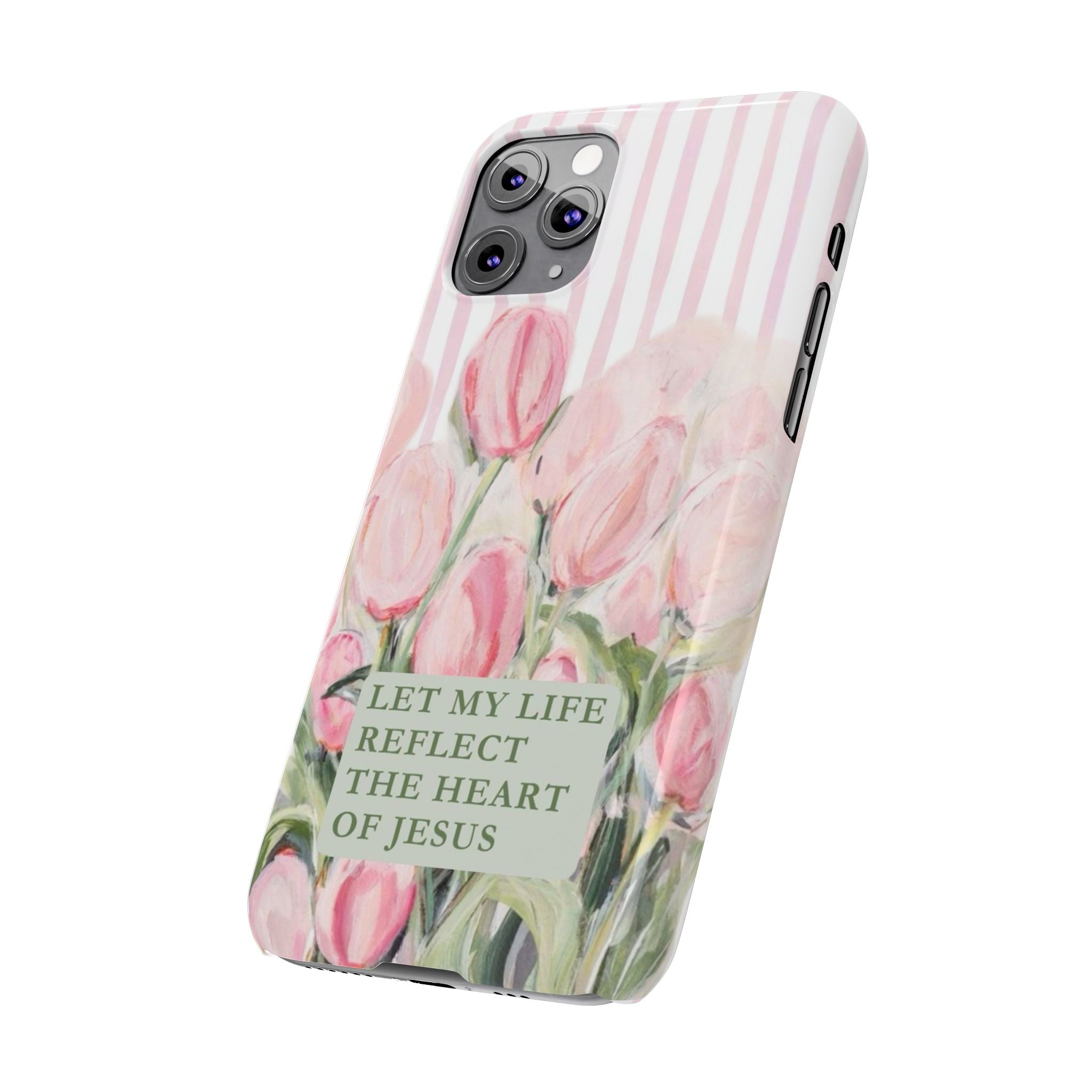 Let My Life Reflect The Heart Of Jesus iPhone Case