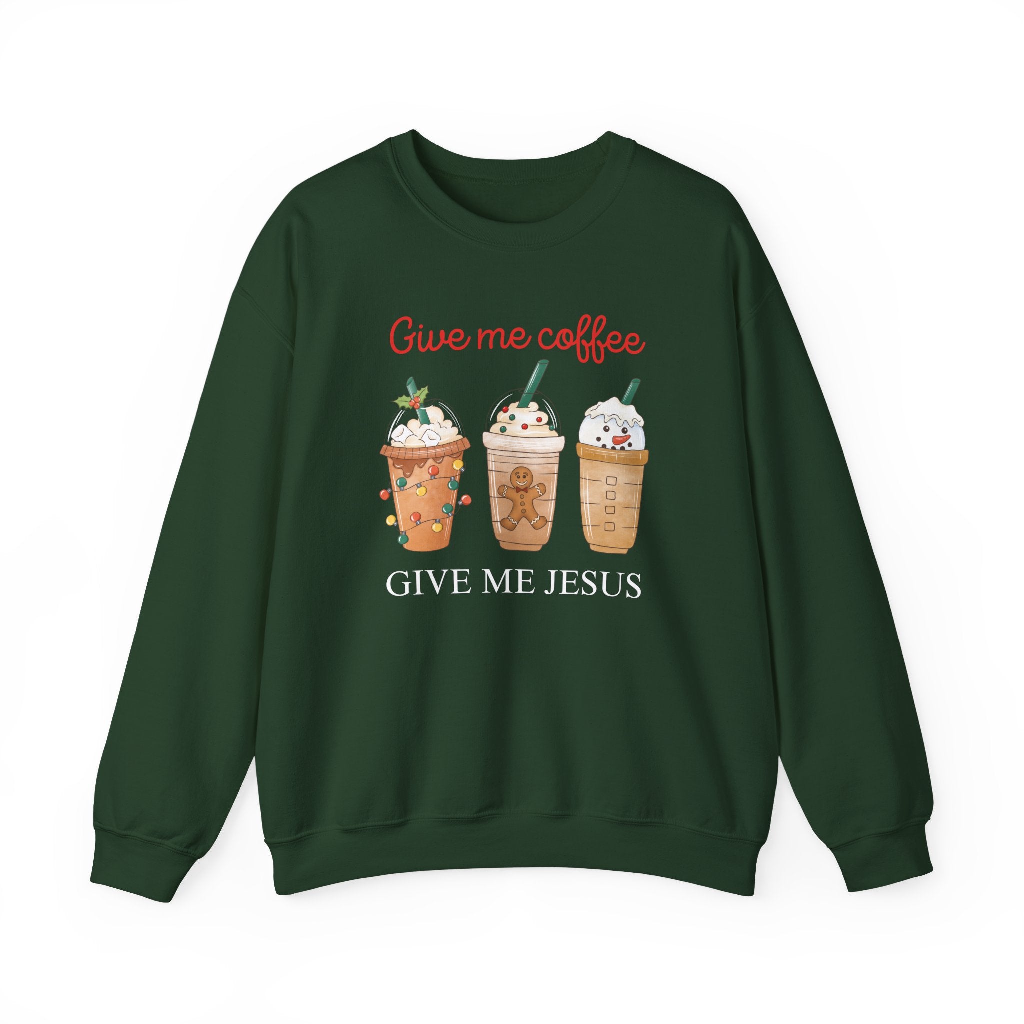 Give Me Coffee Give Me Jesus Cozy Sweatshirt