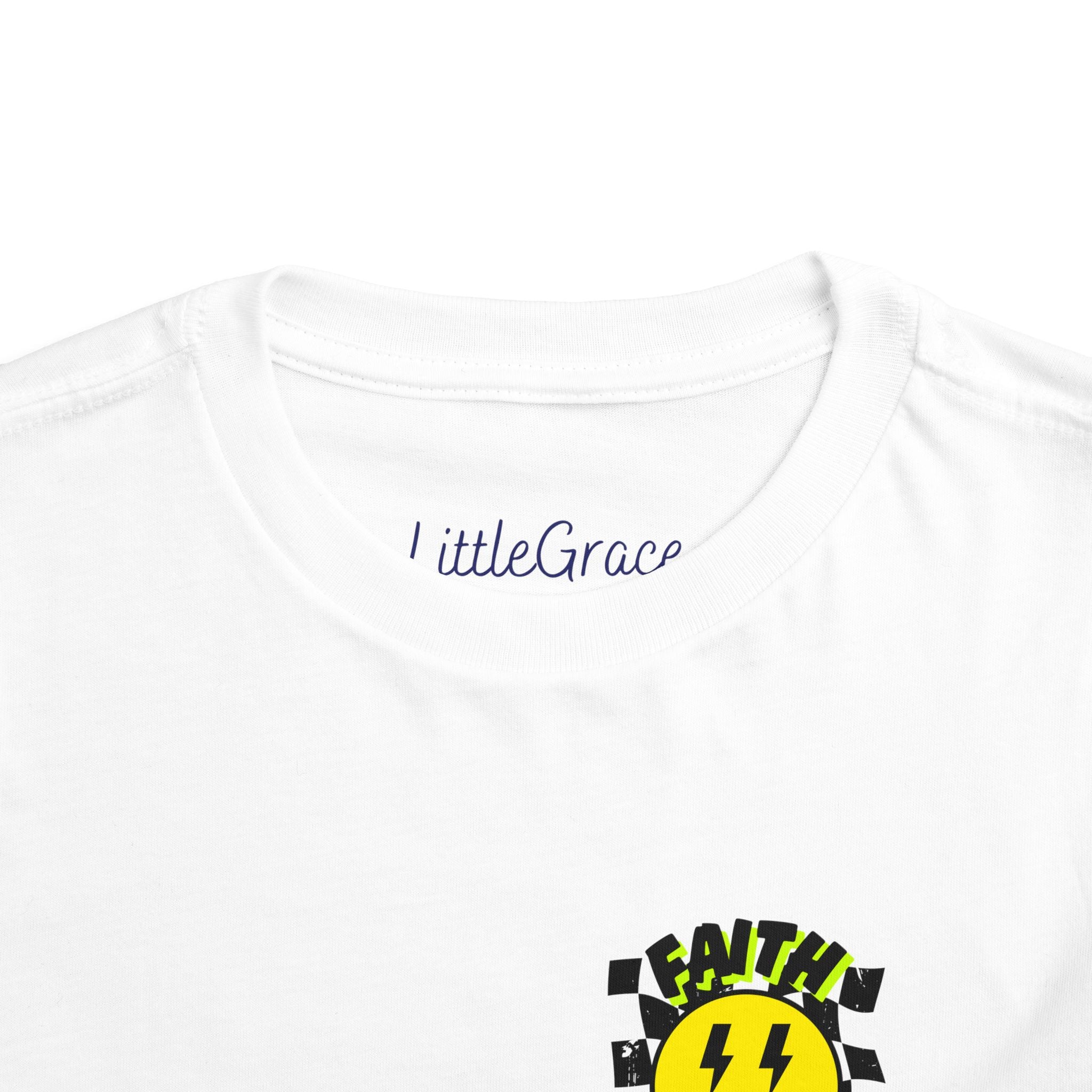 Faith over Fear front and back Toddler Tee