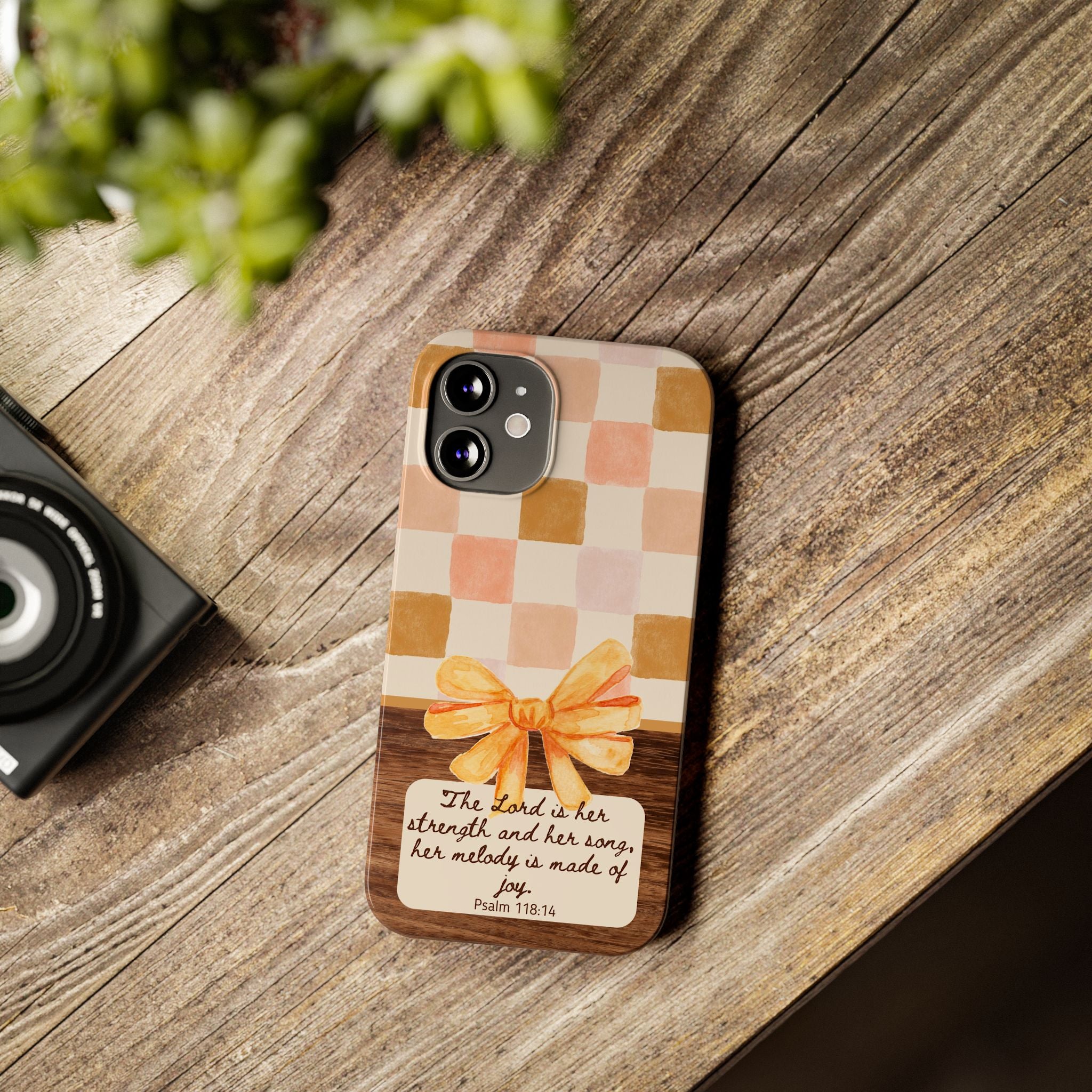 The Lord Is Her Strength iPhone Case