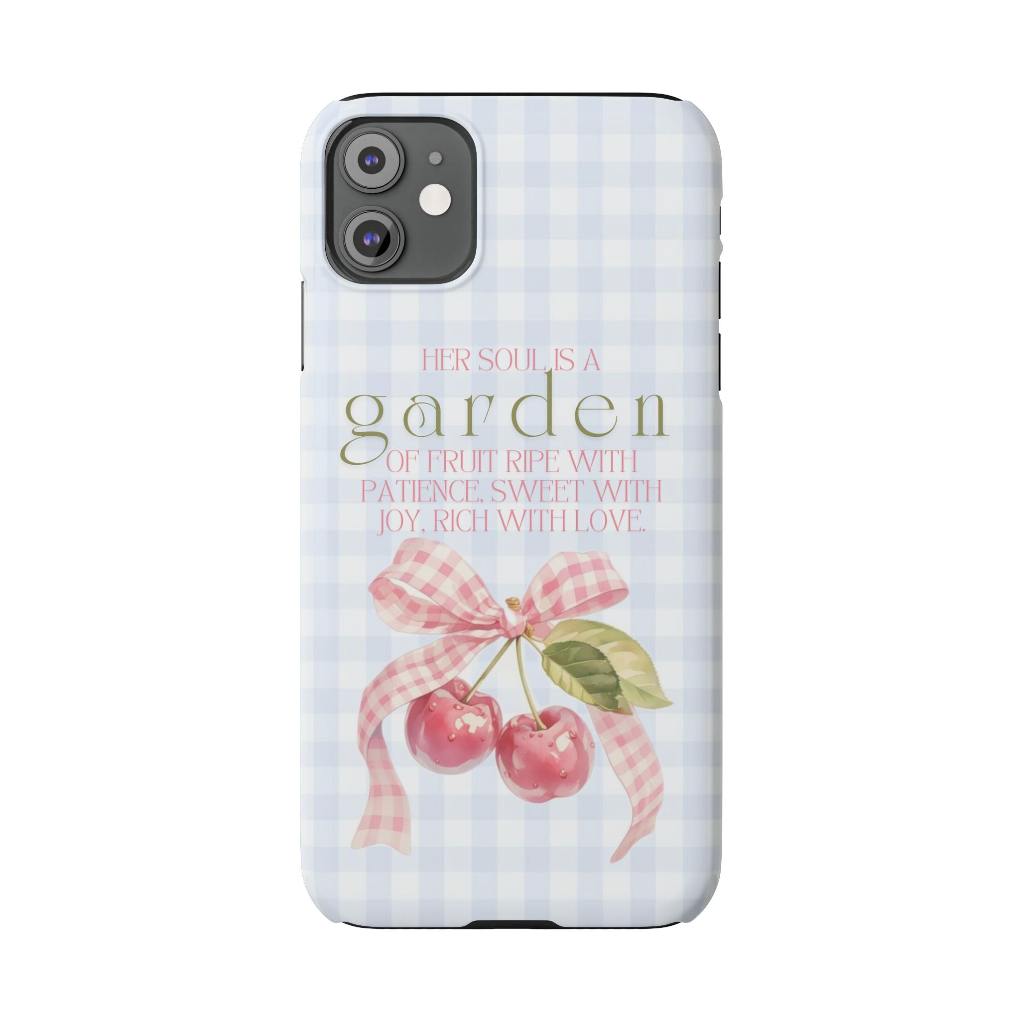 Her Soul Is A Garden iPhone Case