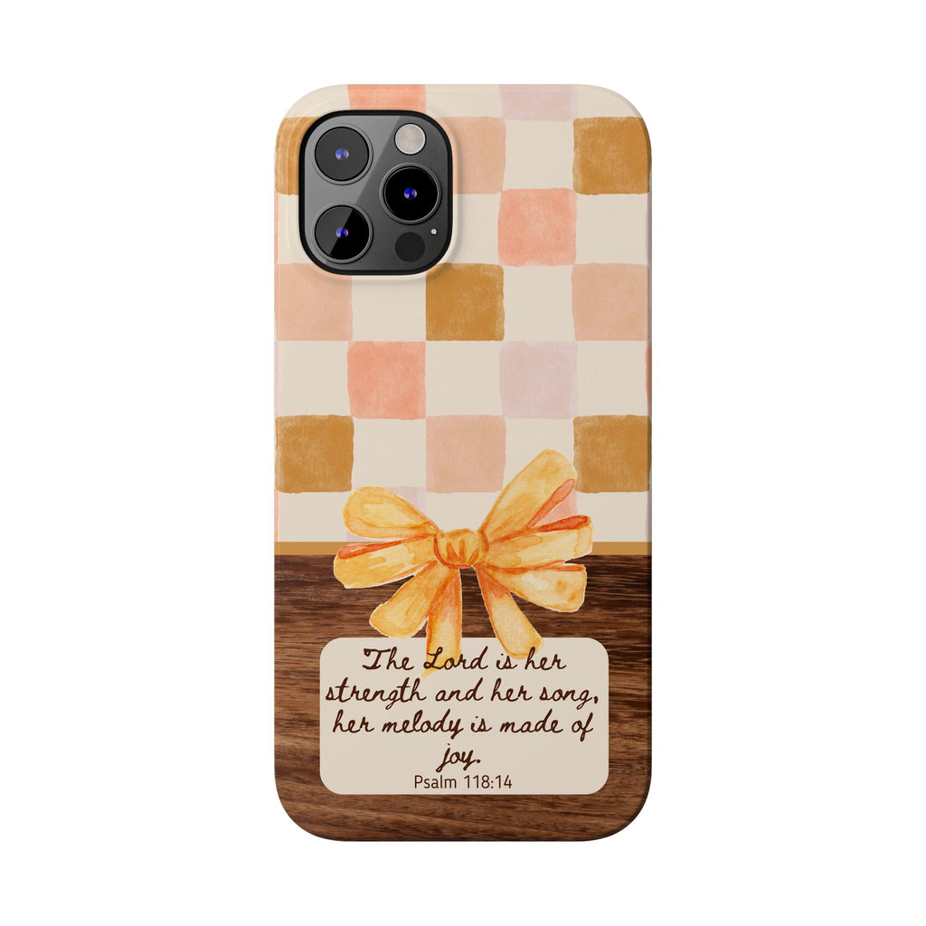 The Lord Is Her Strength iPhone Case