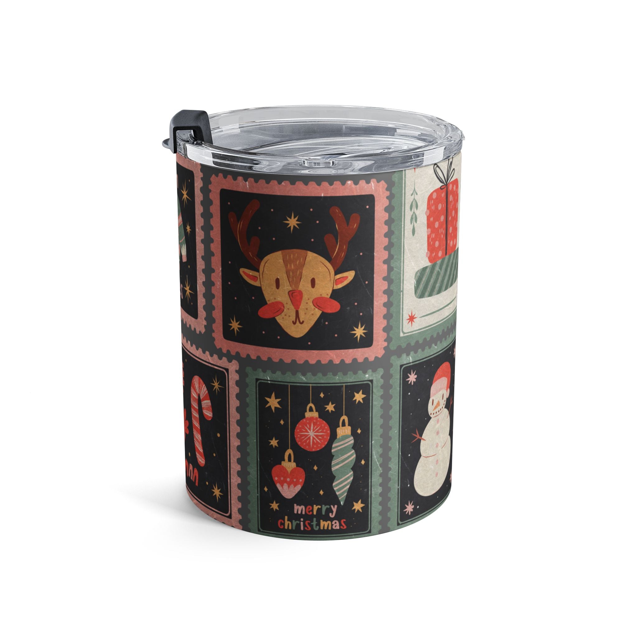 Christmas Stamp Mini Tumbler
