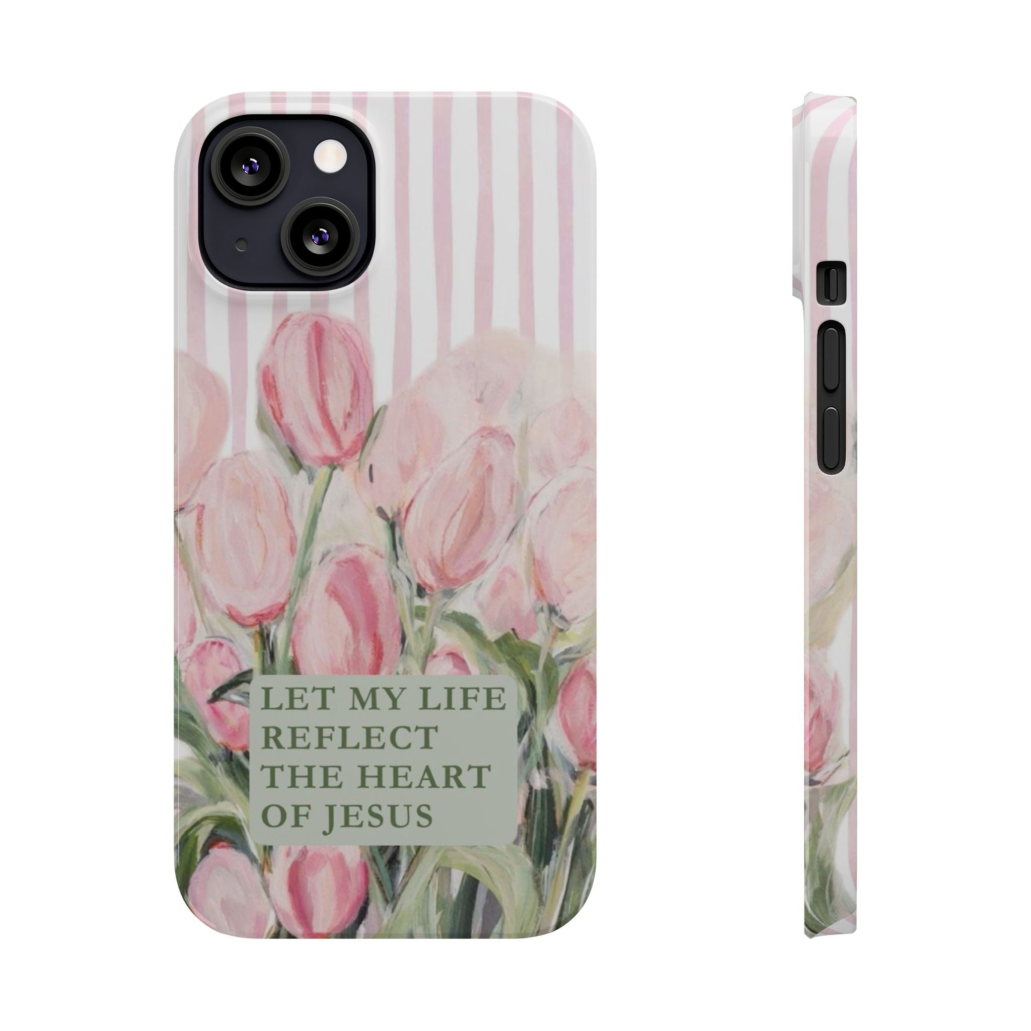 Let My Life Reflect The Heart Of Jesus iPhone Case