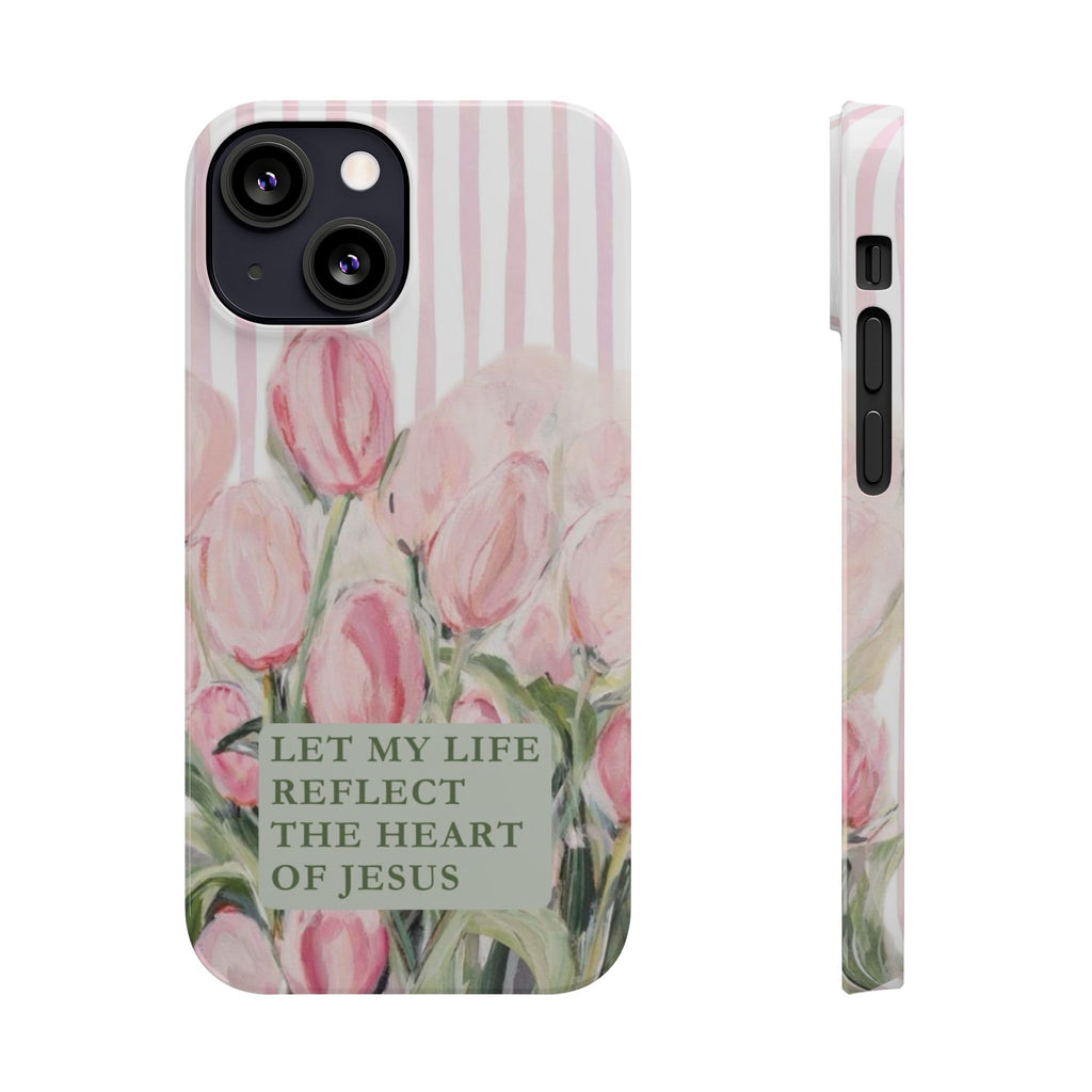 Let My Life Reflect The Heart Of Jesus iPhone Case