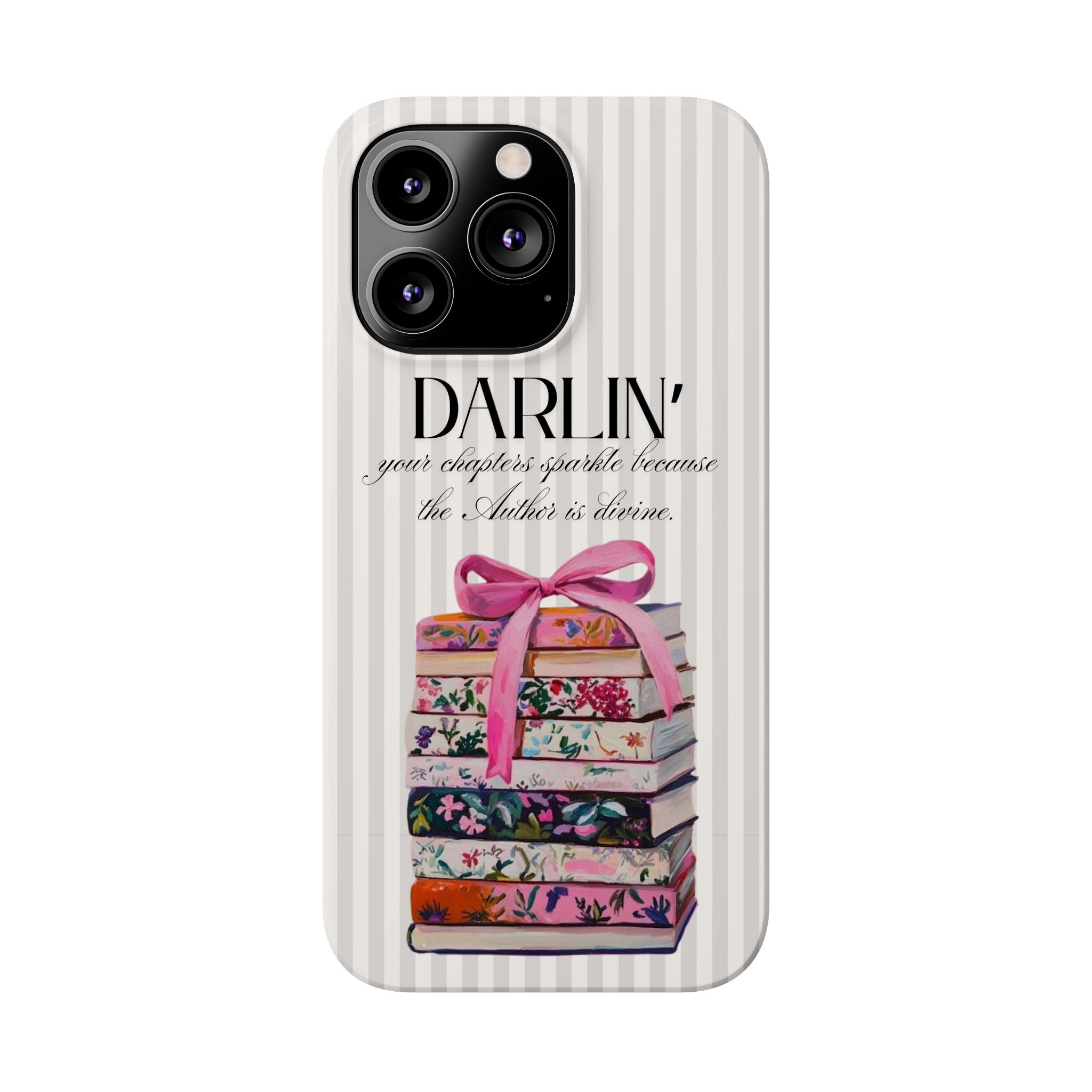 Darlin’ The Author Is Devine iPhone Case