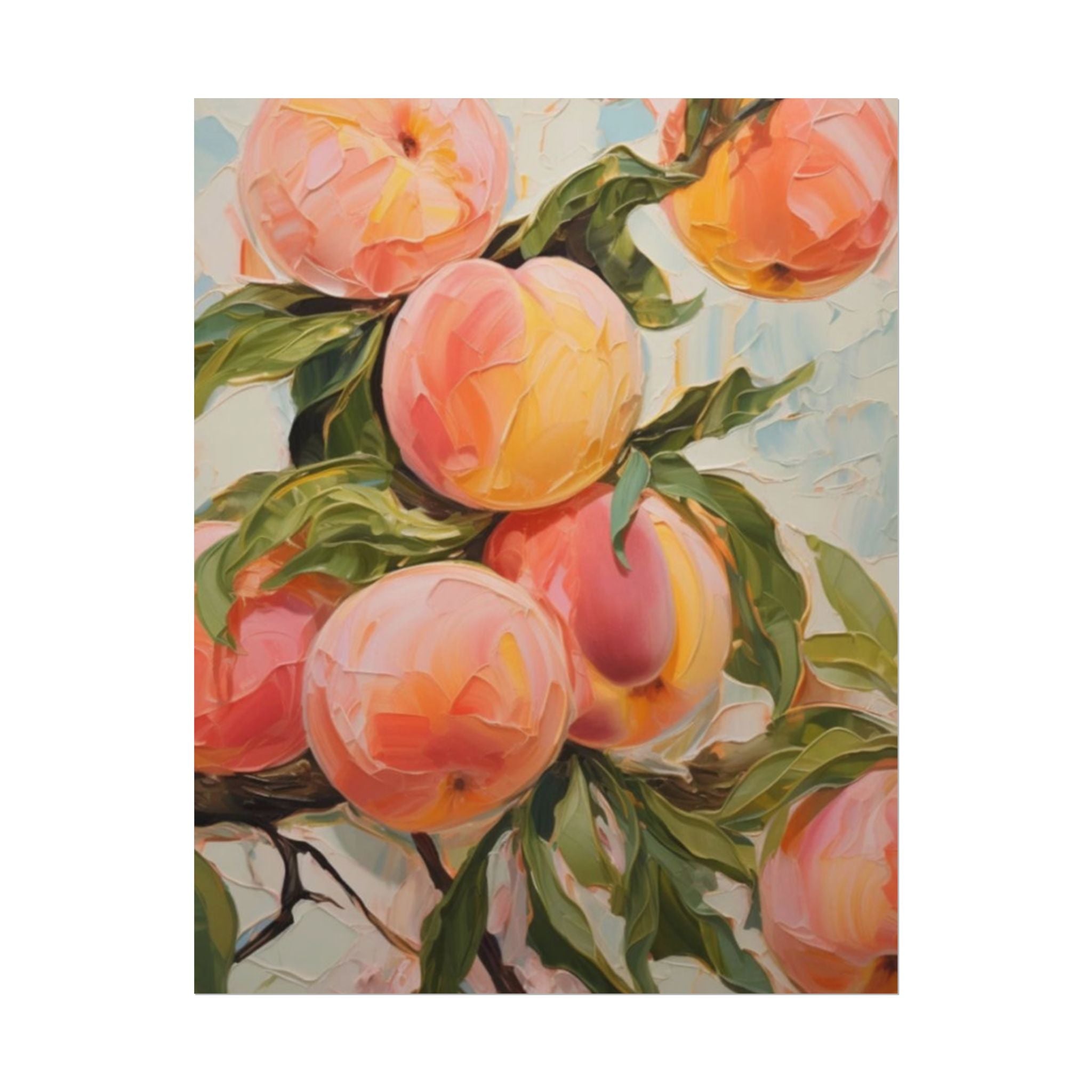 Paint Peaches Unframed Poster