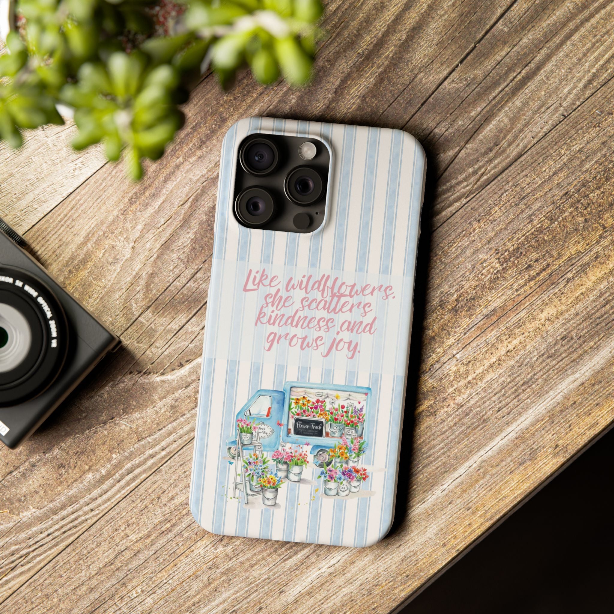 She’s Like Wildflowers iPhone Case
