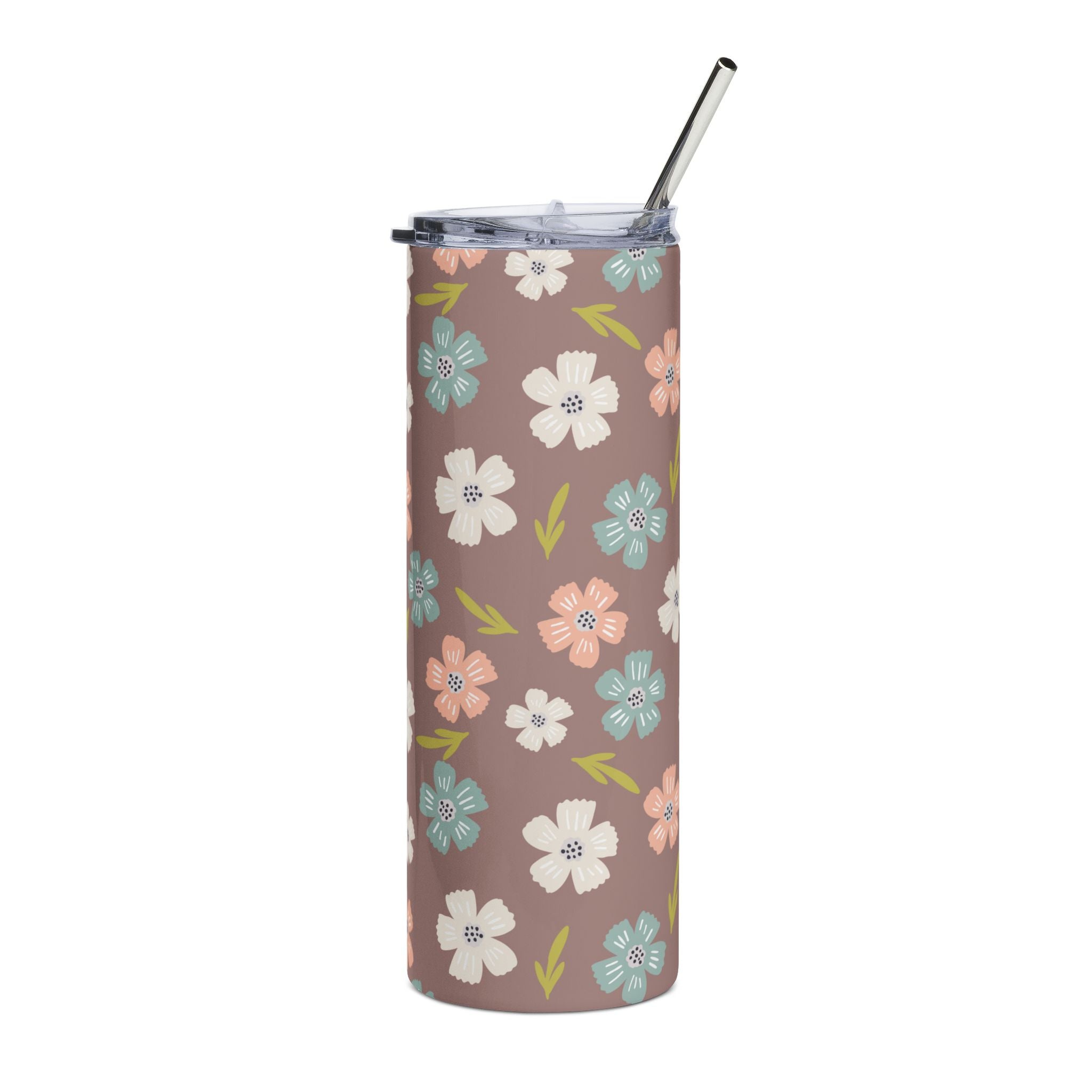 Mocha Bloom 20oz Tumbler