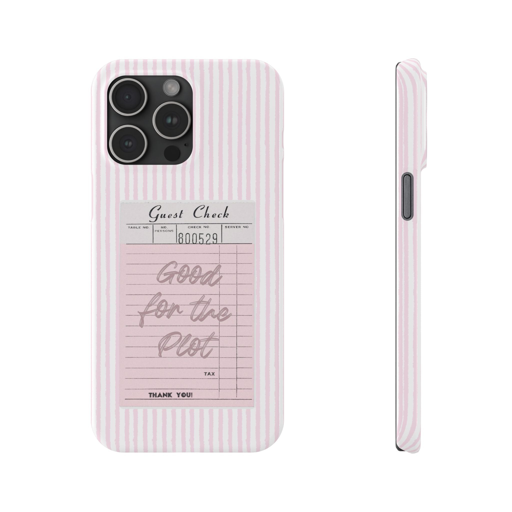 Good For The Plot iPhone Case