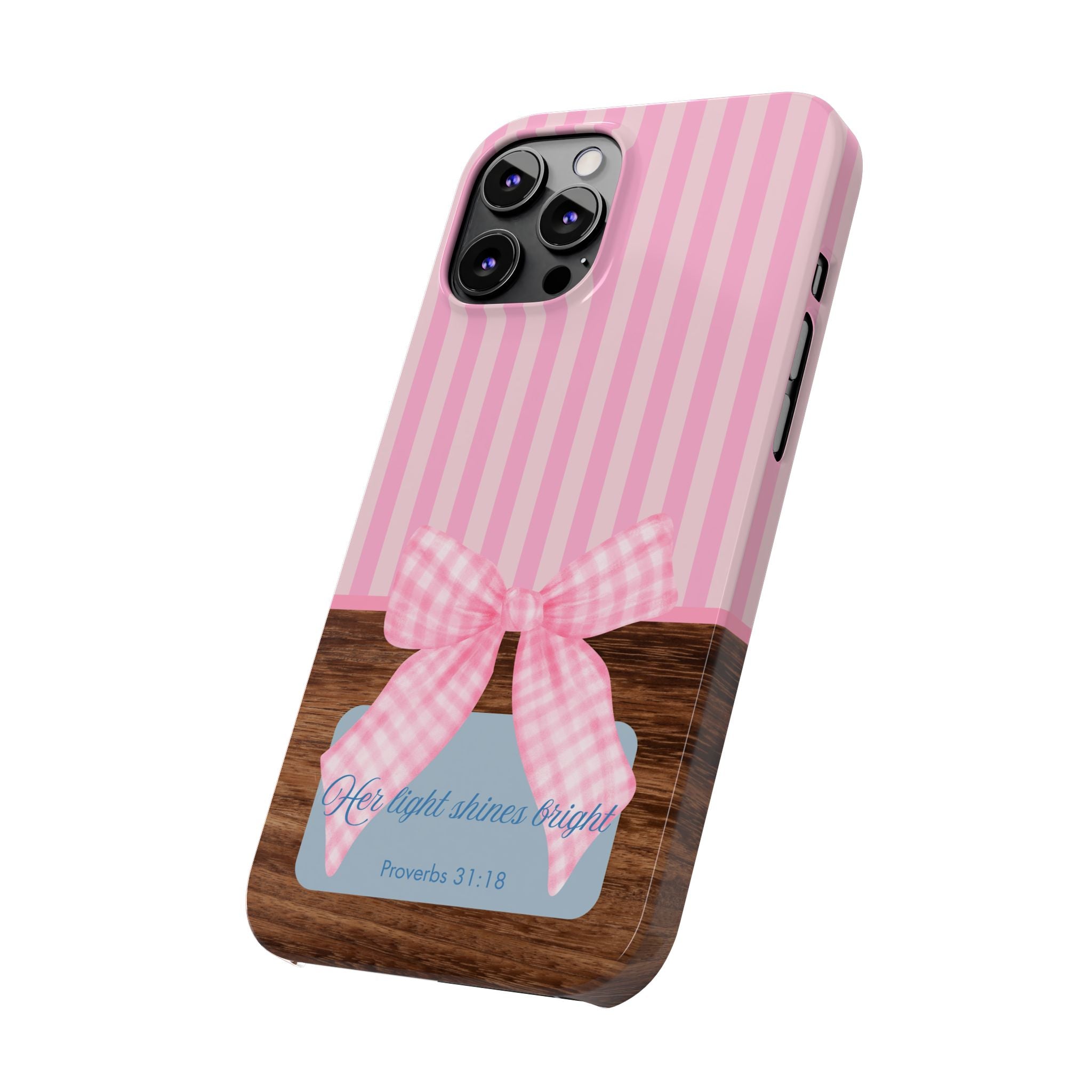 Her Light Shines Bright iPhone Case