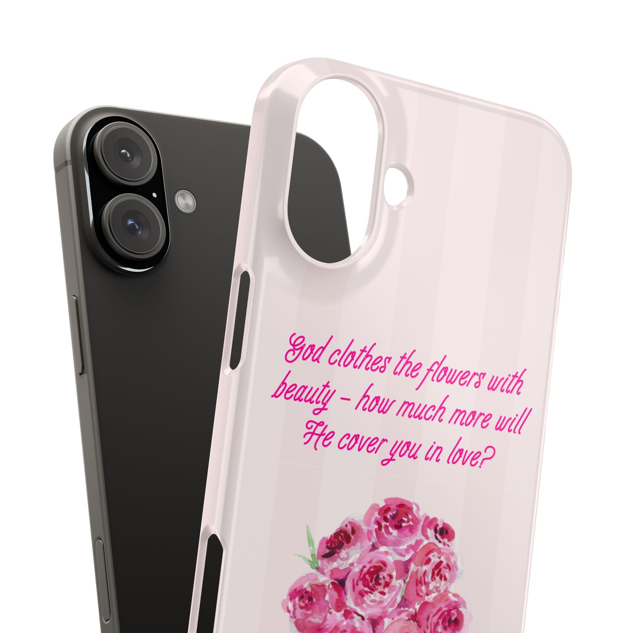 God Clothes The Flowers In Beauty Calling iPhone Case