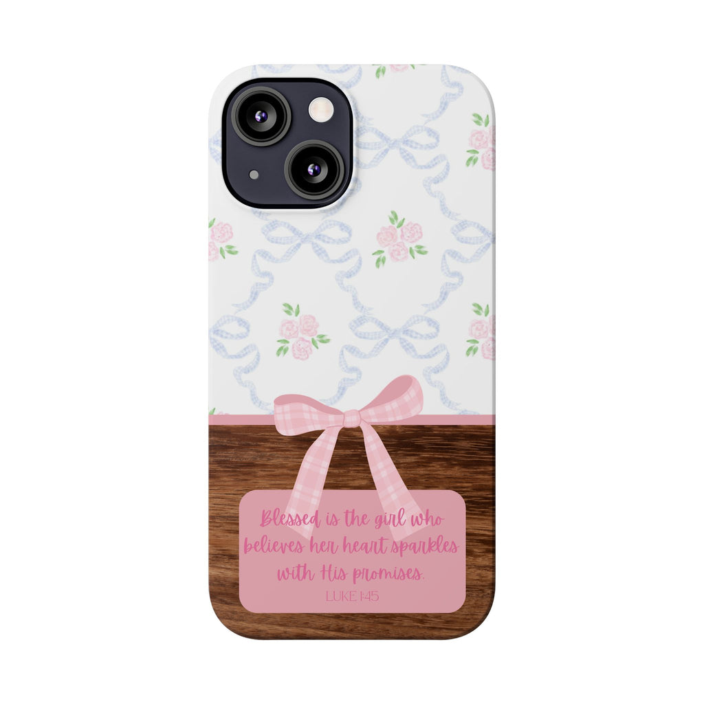 Blessed Is The Girl iPhone Case