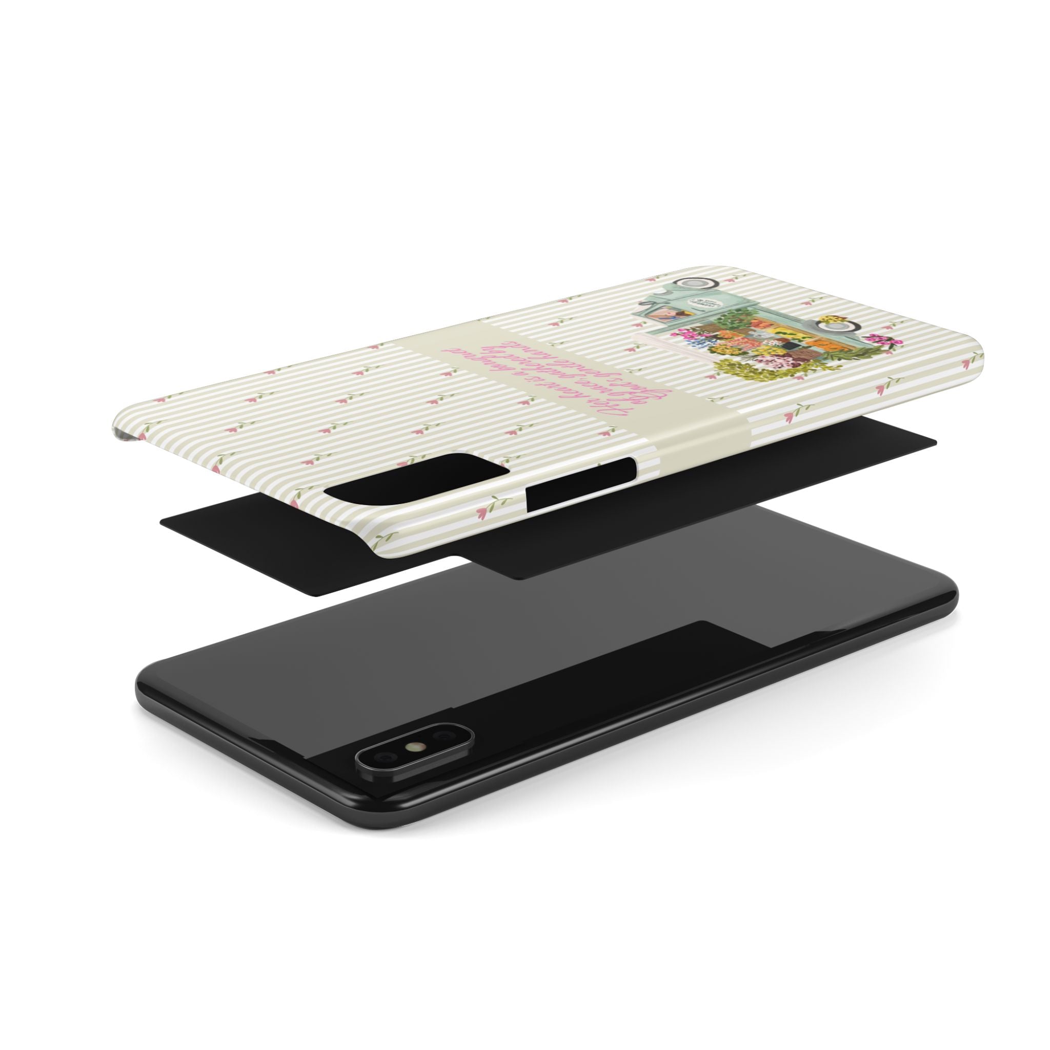 Her Heart Is A Bouquet Of Grace iPhone Case