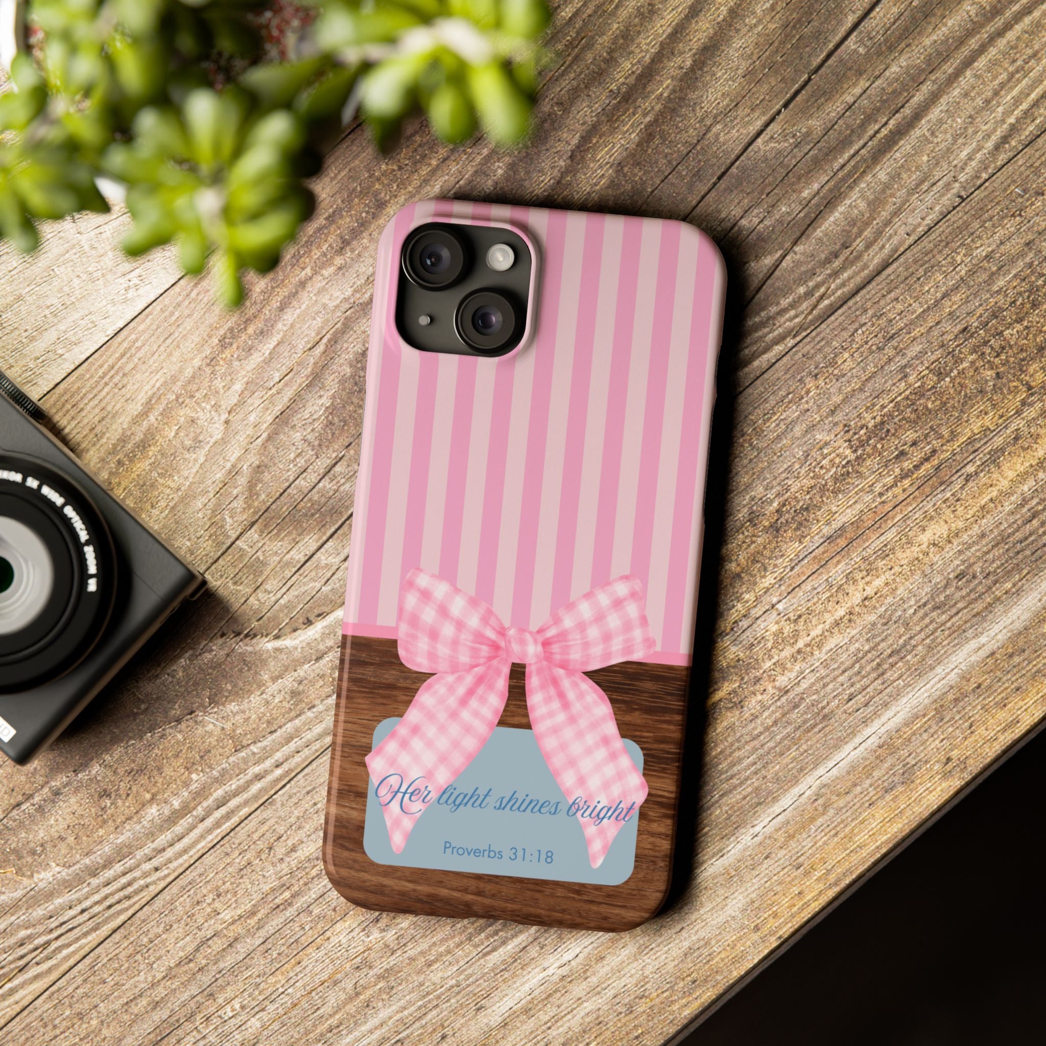 Her Light Shines Bright iPhone Case