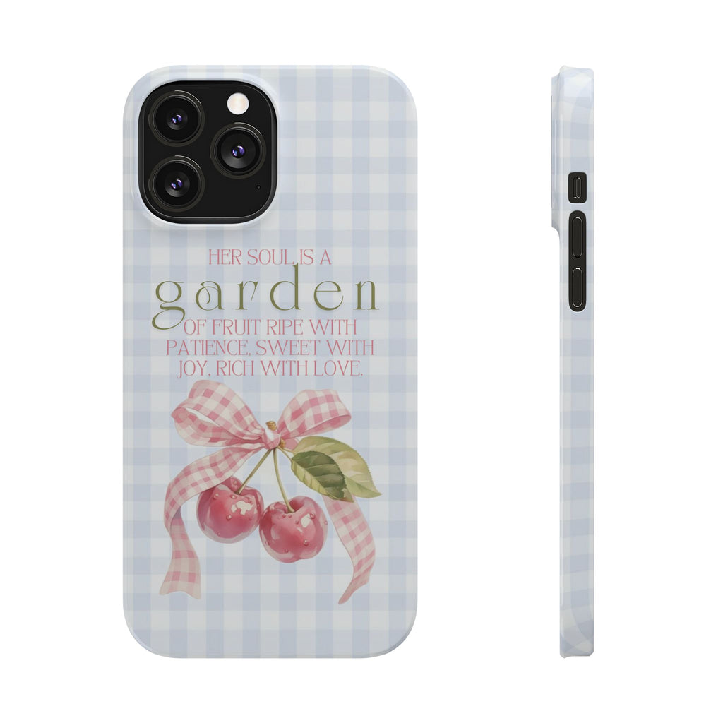 Her Soul Is A Garden iPhone Case