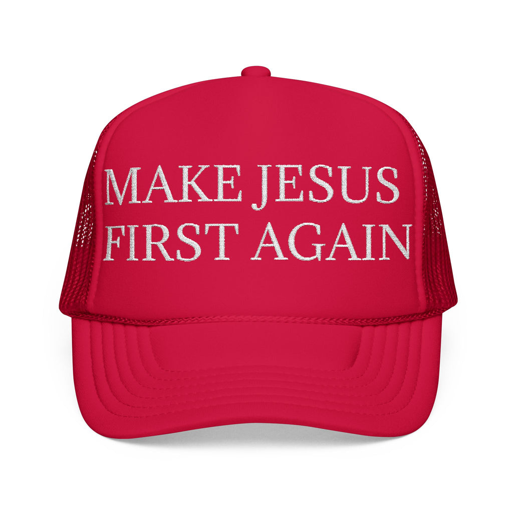 Make Jesus First Again Embroidered Hat
